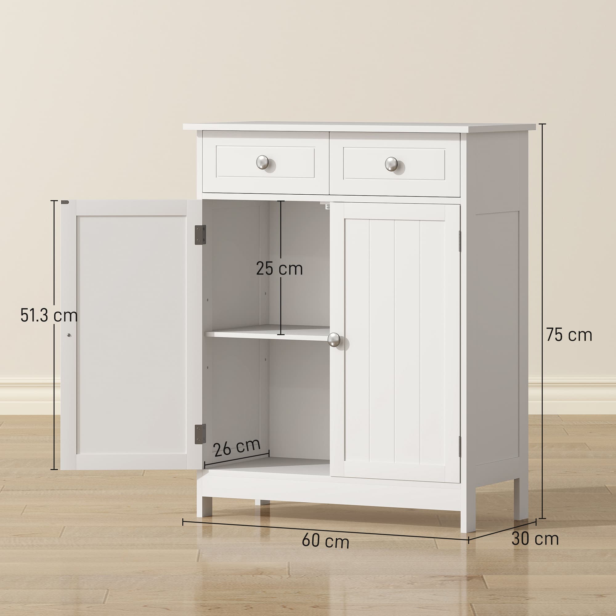 Transform Your Space with this White Bathroom Cabinet - image 5