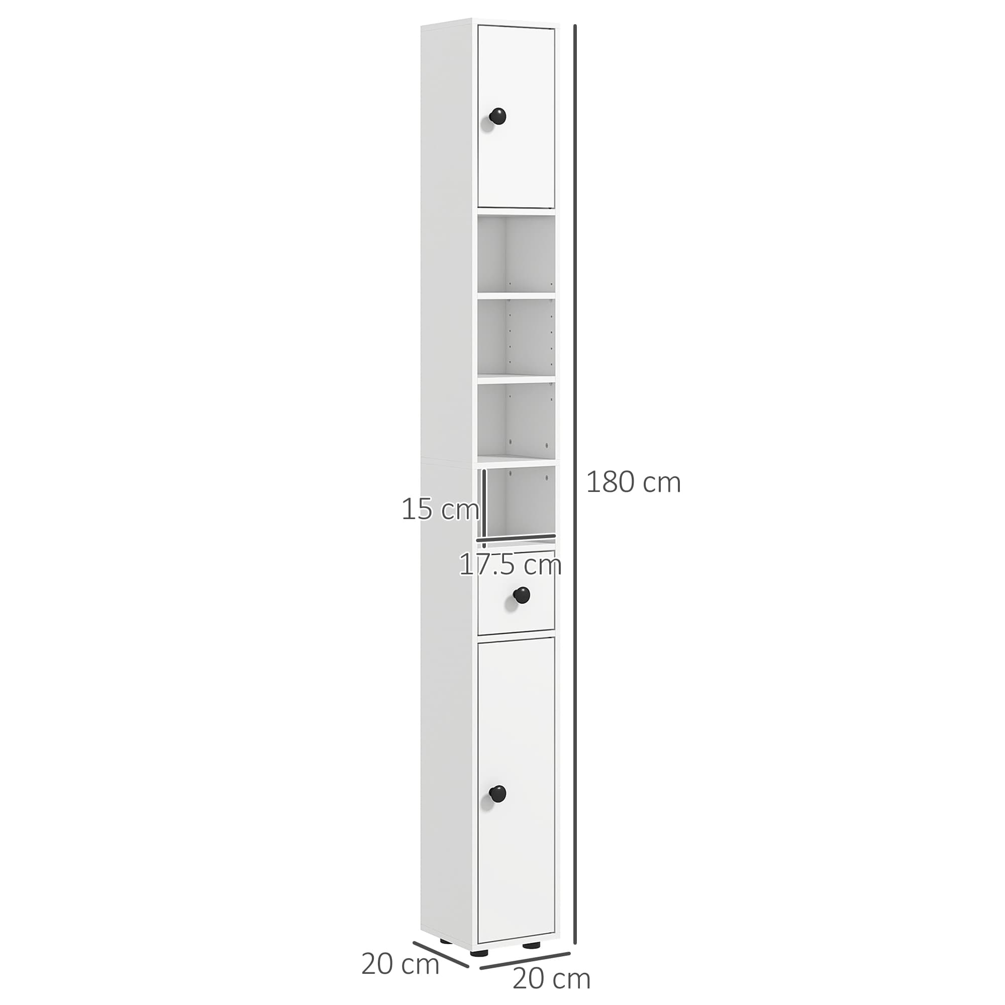 Transform Your Space with the Kleankin Slim Bathroom Cabinet - image 4