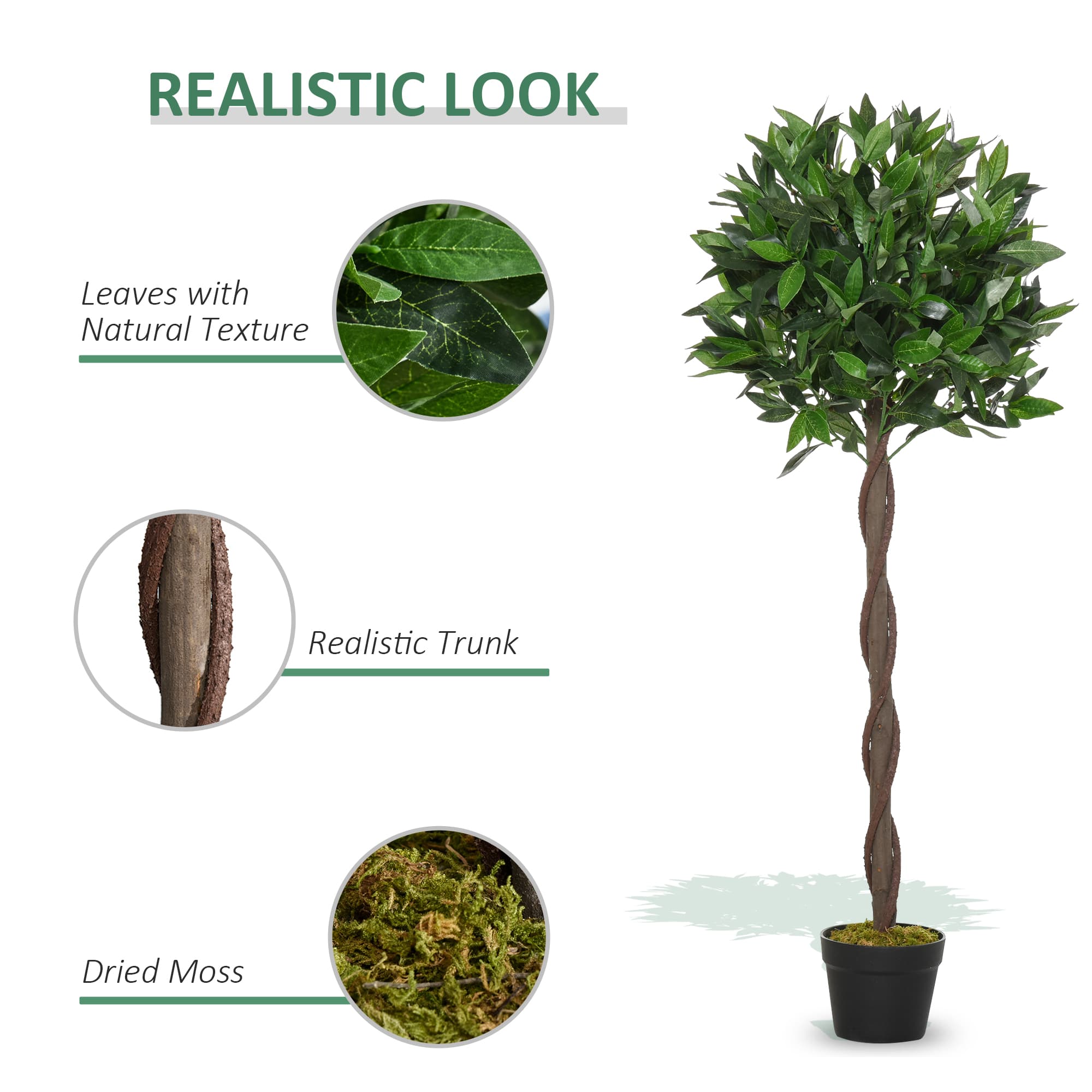 Transform Your Space with 120cm Artificial Bay Laurel Trees - image 3