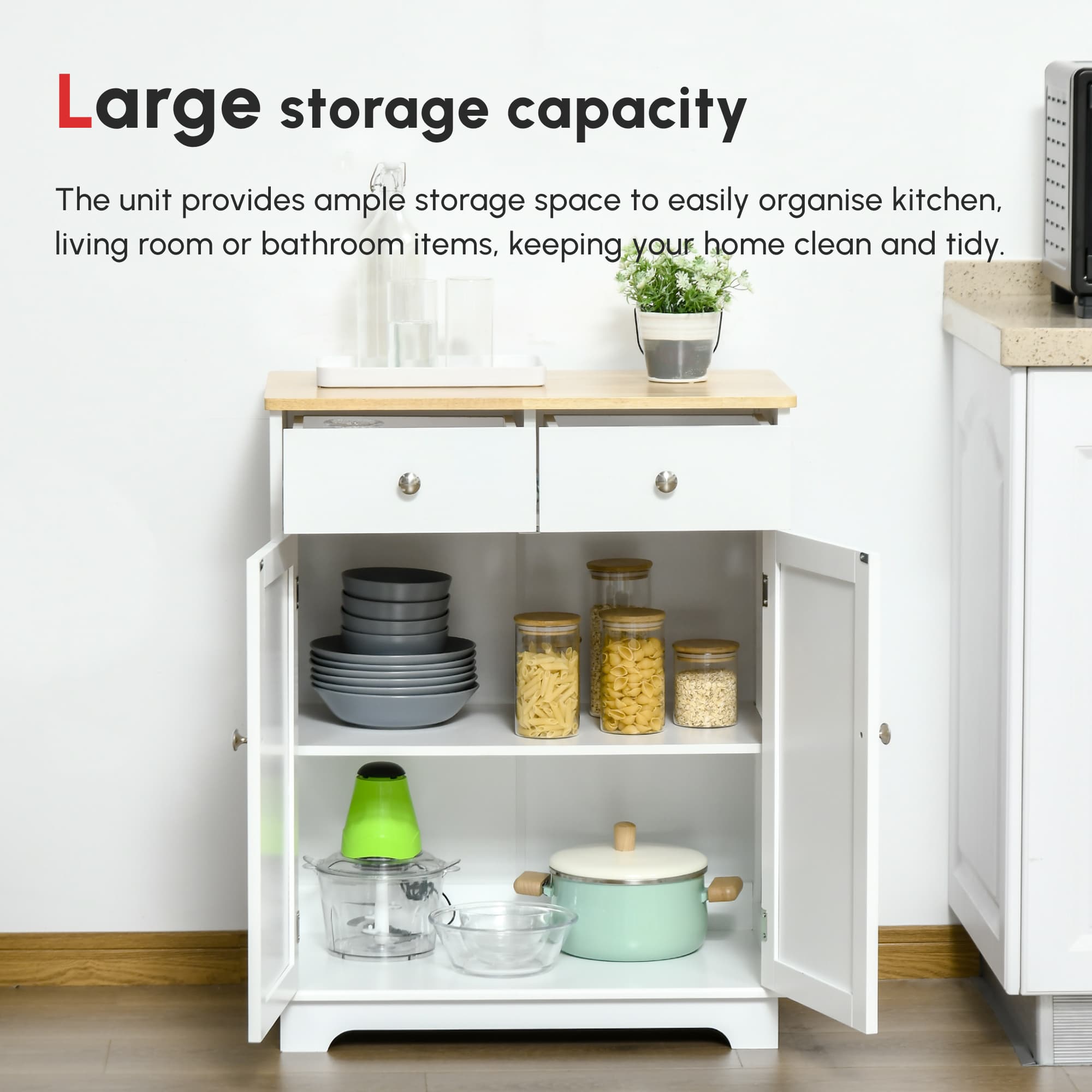 Transform Your Space with this Versatile White Sideboard - image 2
