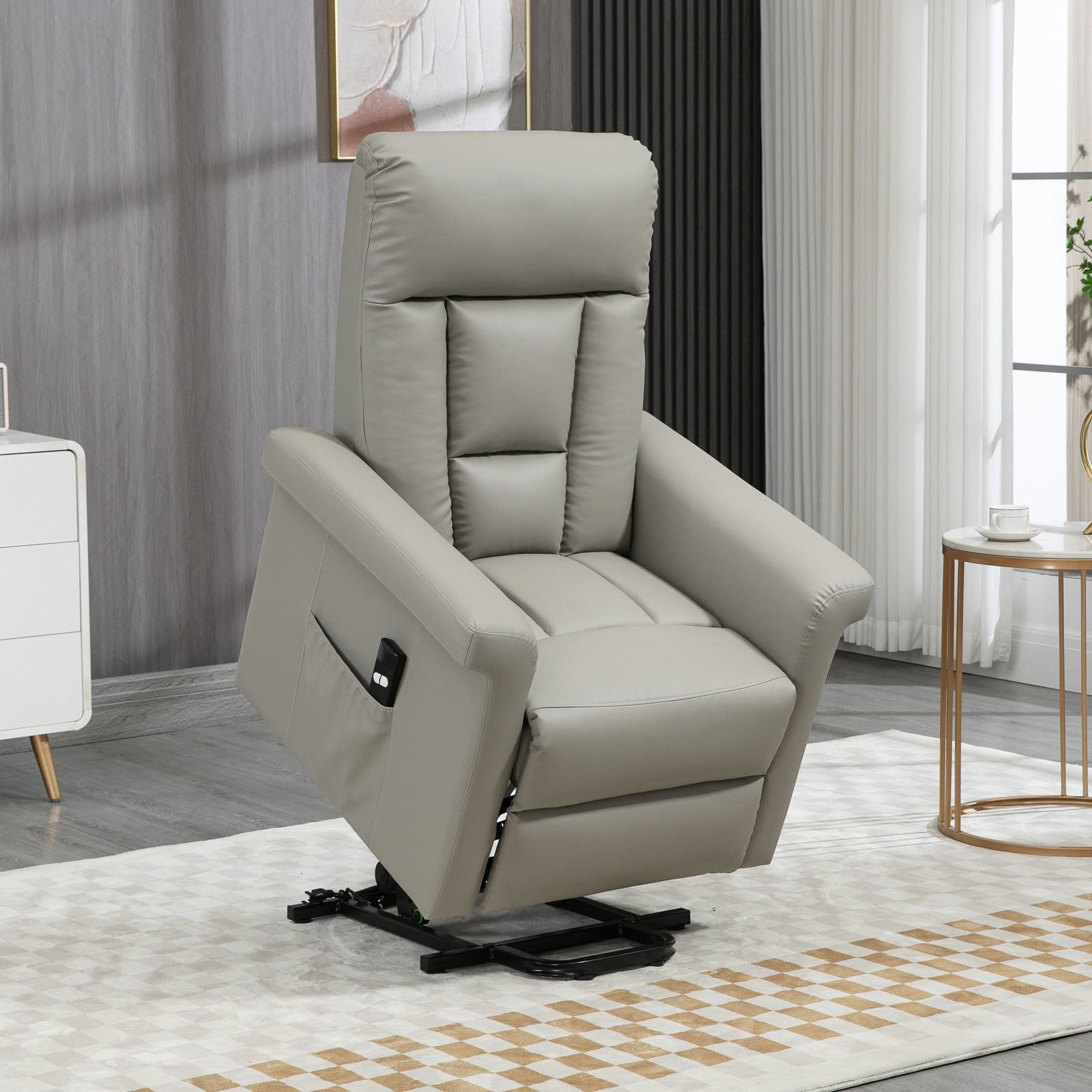 Transform Your Comfort With This Grey Power Lift Recliner - image 3