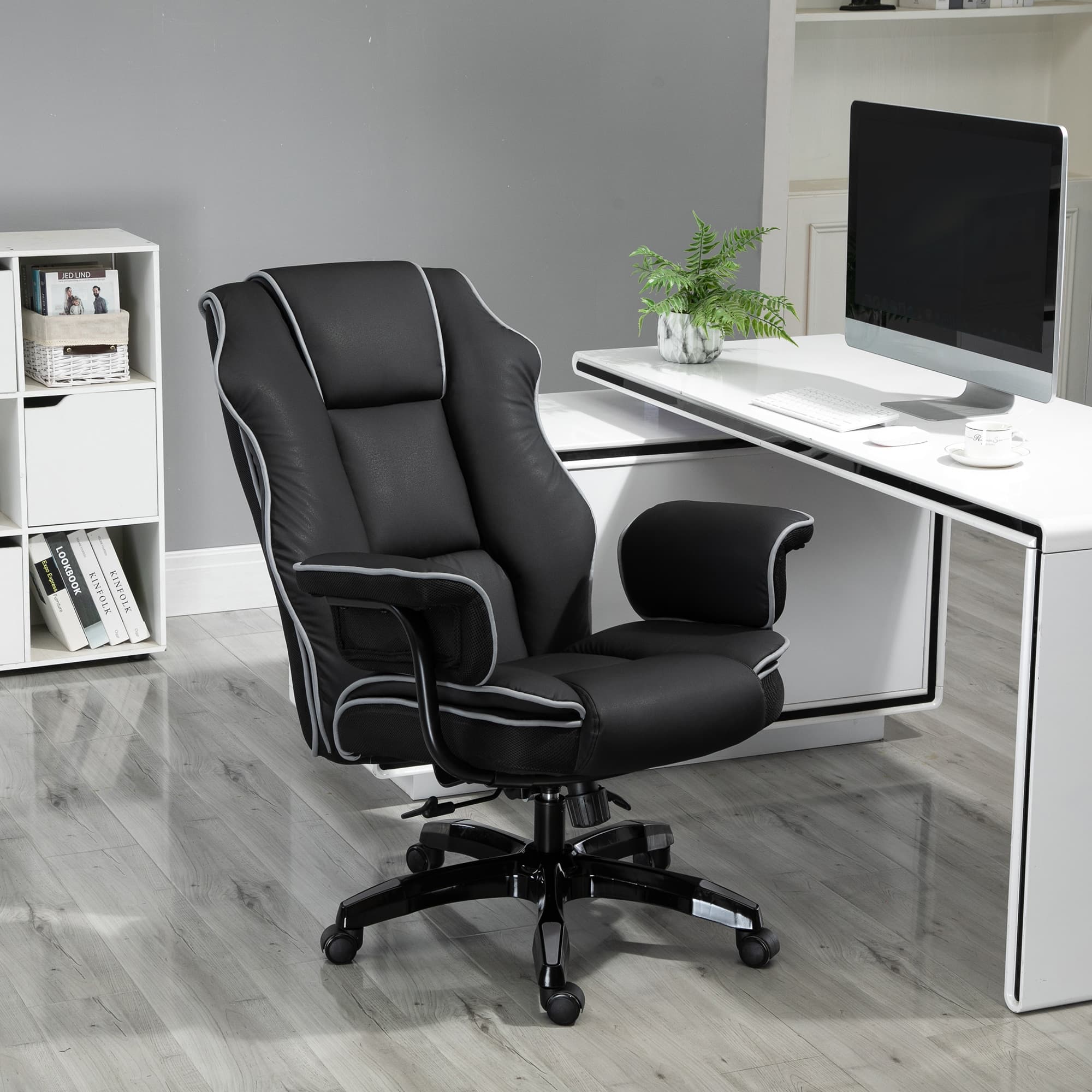 Transform Your Workspace with this Reclining Executive Chair - image 2