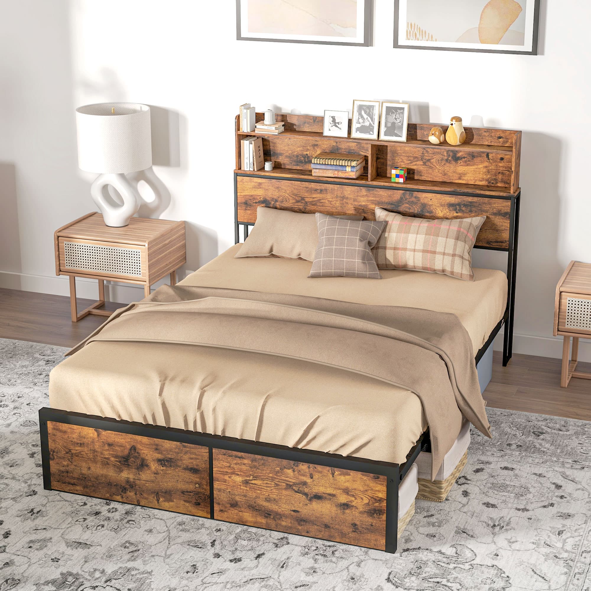 Transform Your Space with this Industrial Double Storage Bed - image 4