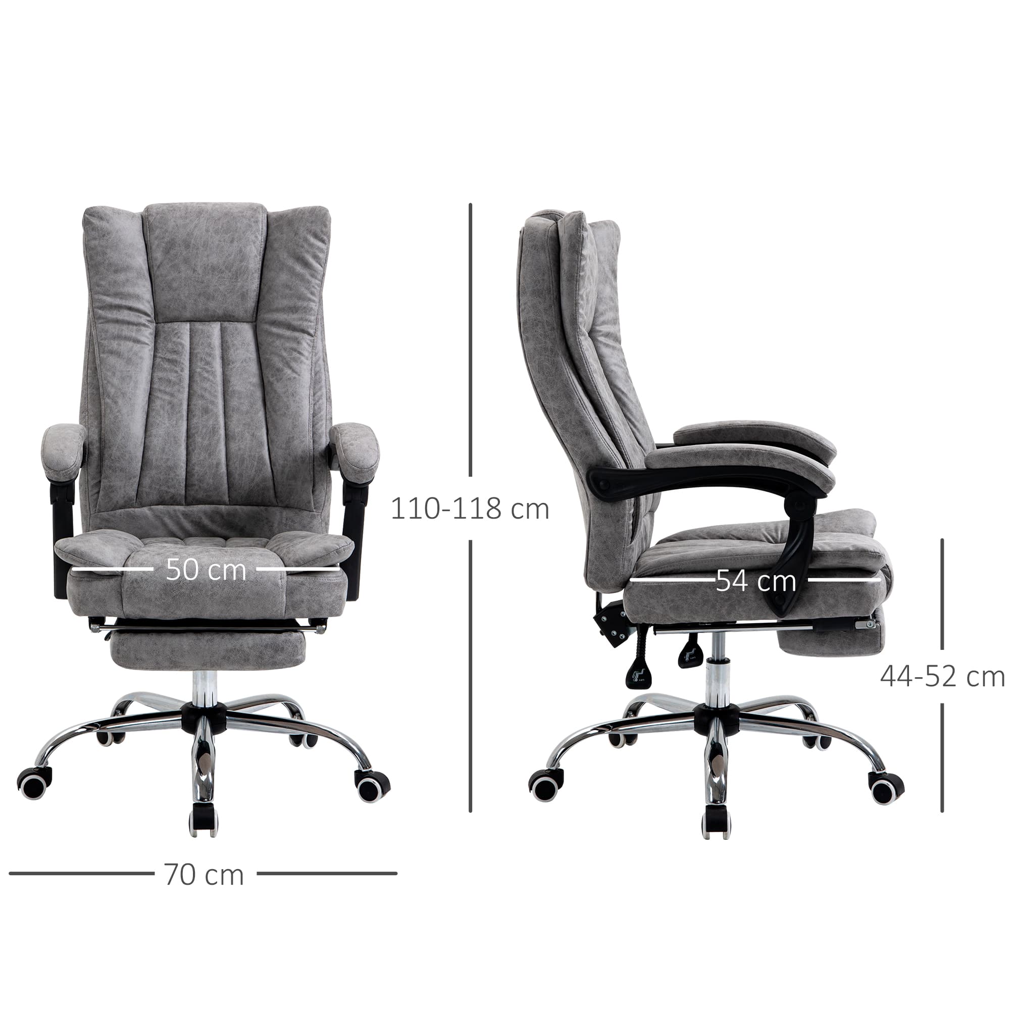 Transform Your Workday with the Vinsetto Reclining Desk Chair - image 1