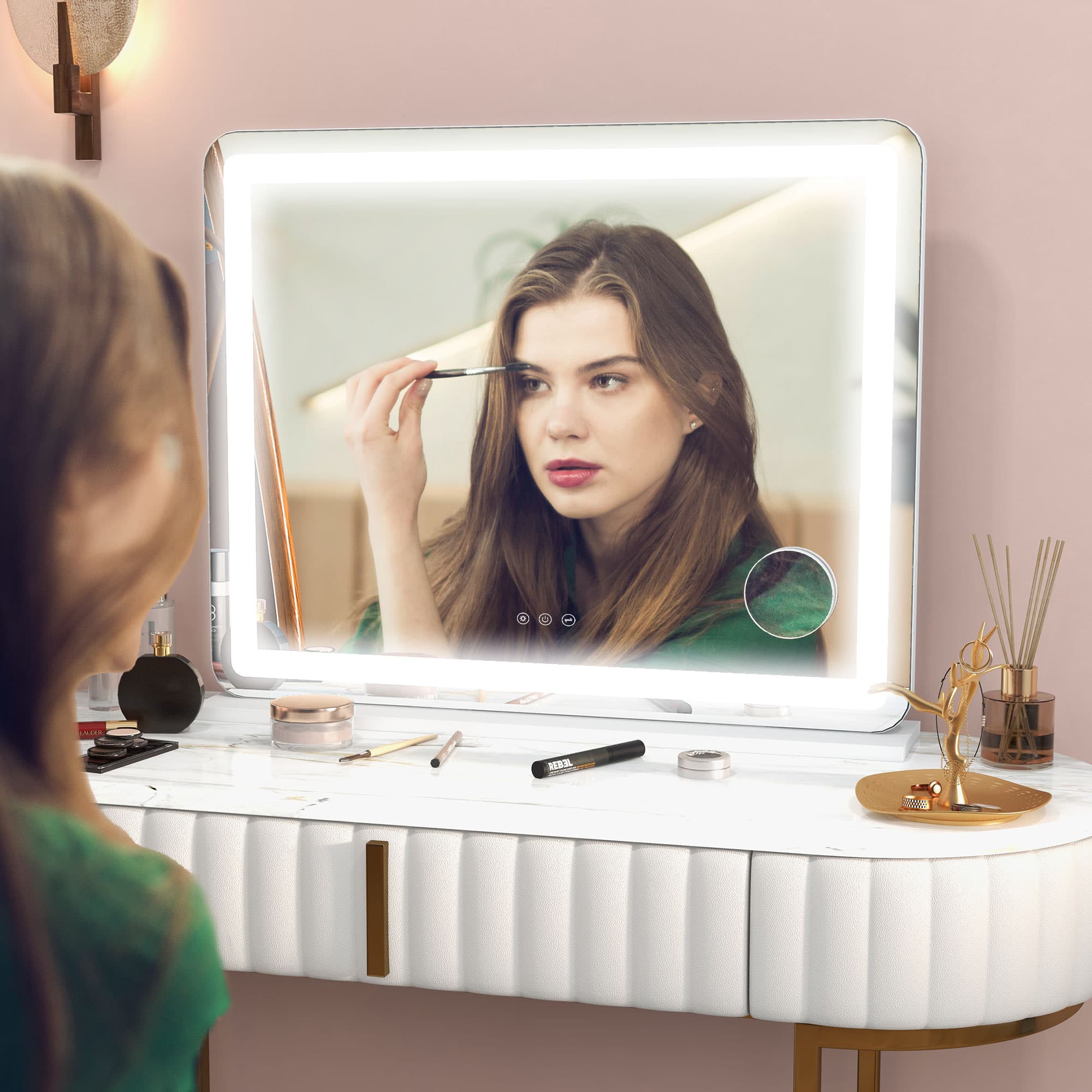 Transform Your Routine With This Large LED Vanity Mirror - image 4