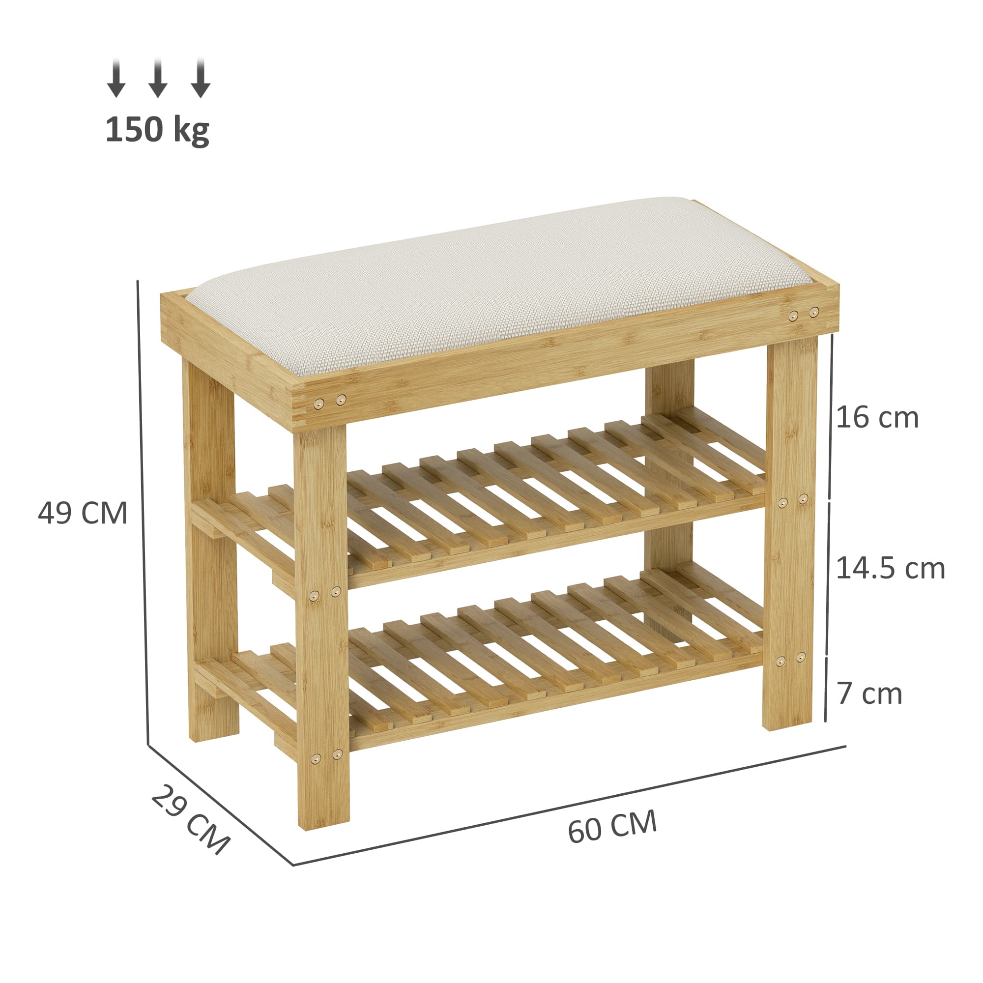 A compact bamboo shoe bench for calmer entrances - image 6
