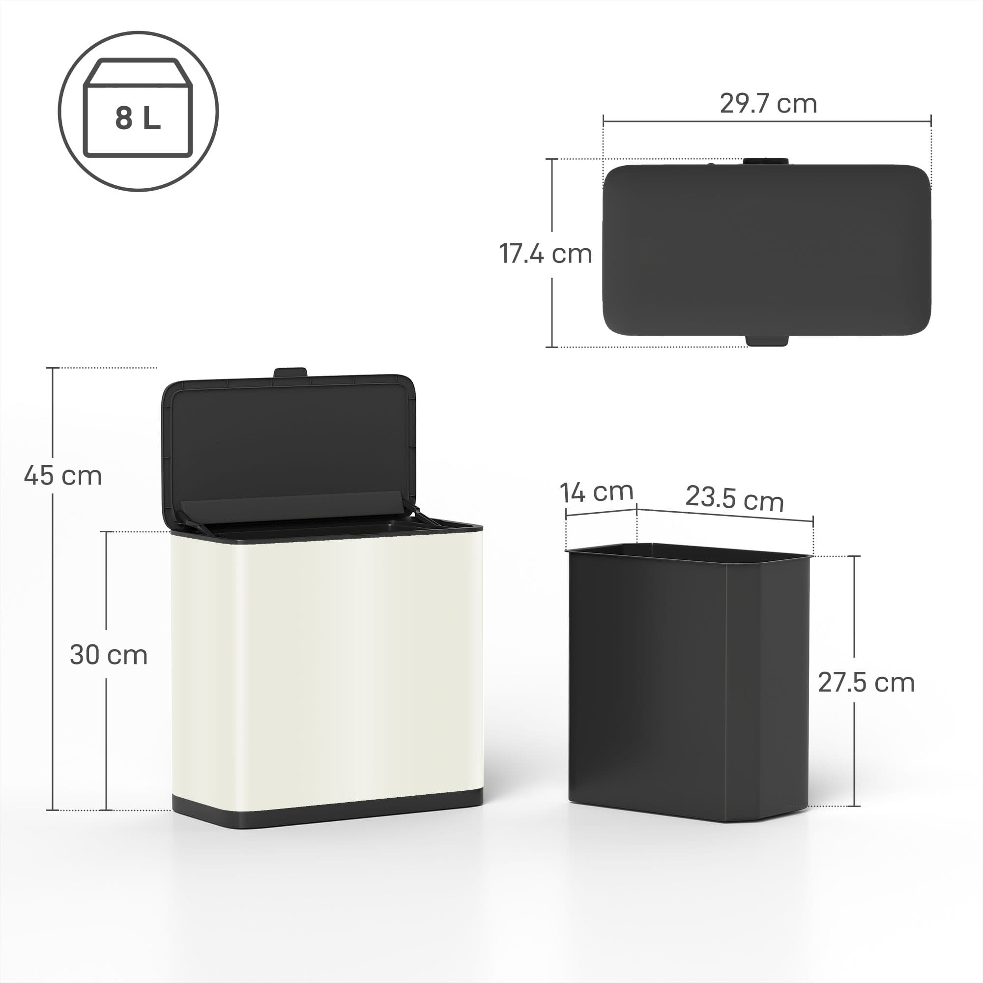 A Neat 8-Litre Kitchen Bin That Hangs or Stands - image 6