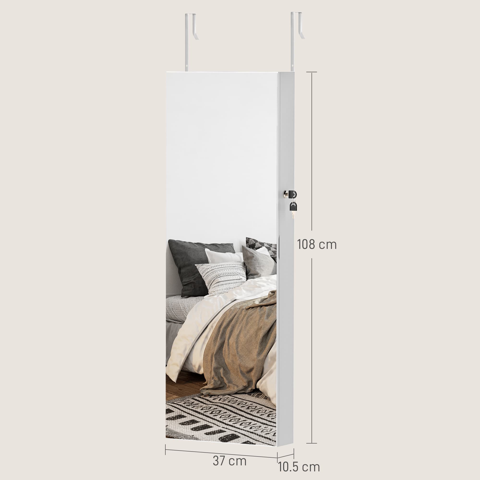 Transform Your Space with this LED Mirrored Jewellery Cabinet - image 5