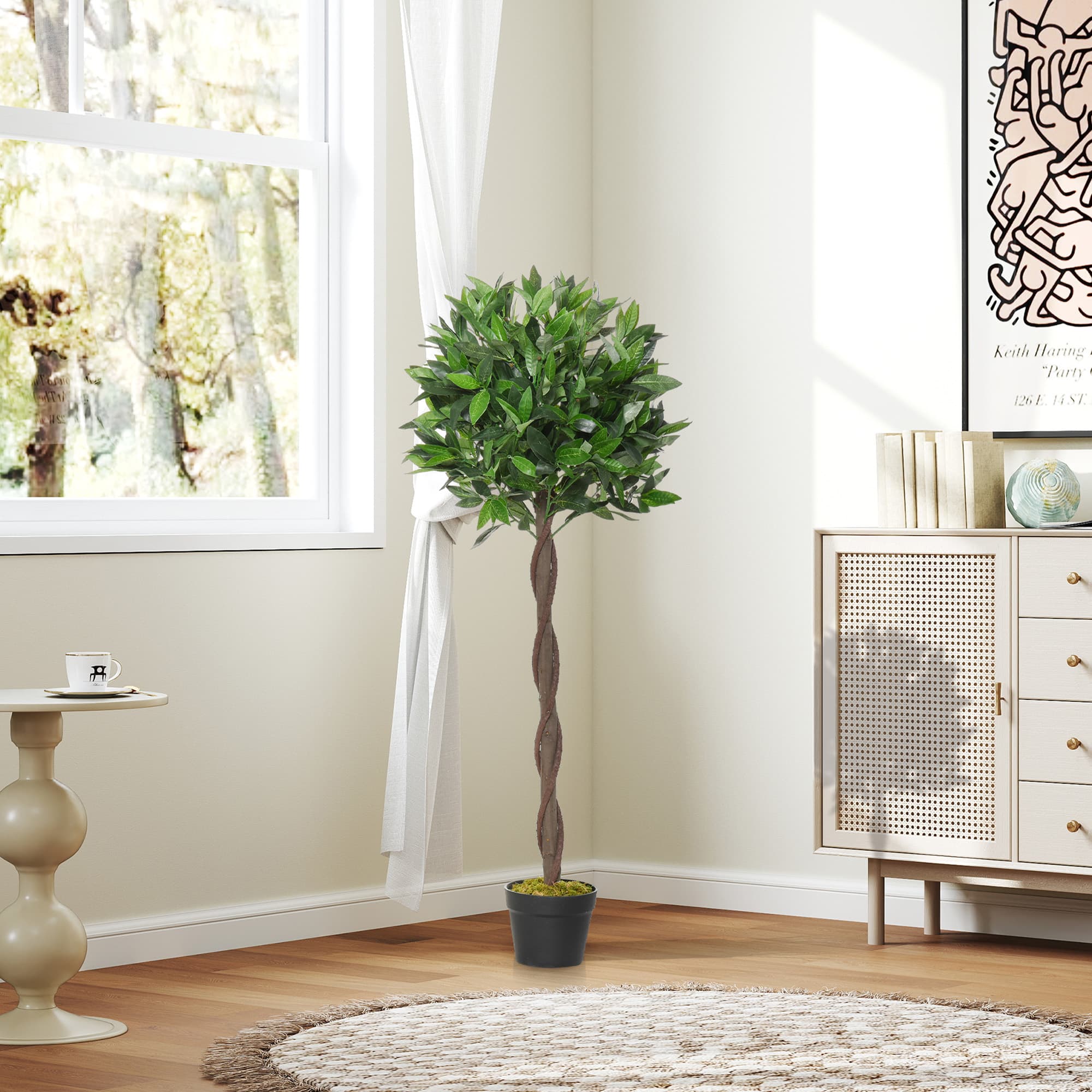 Transform Your Space with 120cm Artificial Bay Laurel Trees - image 1