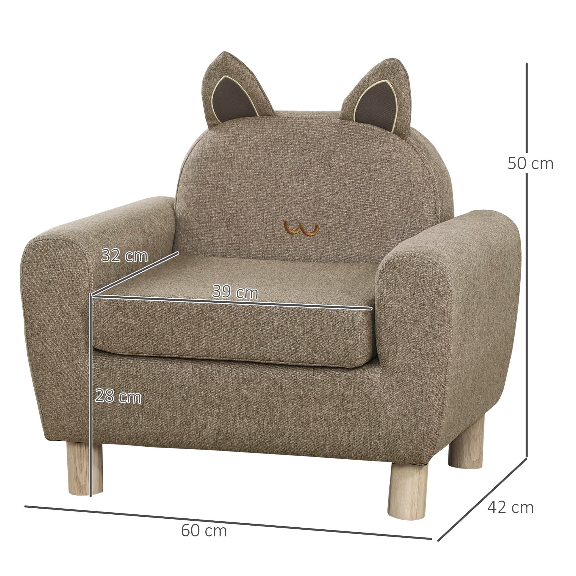 Transform Their Playroom with this Brown Toddler Armchair - image 2
