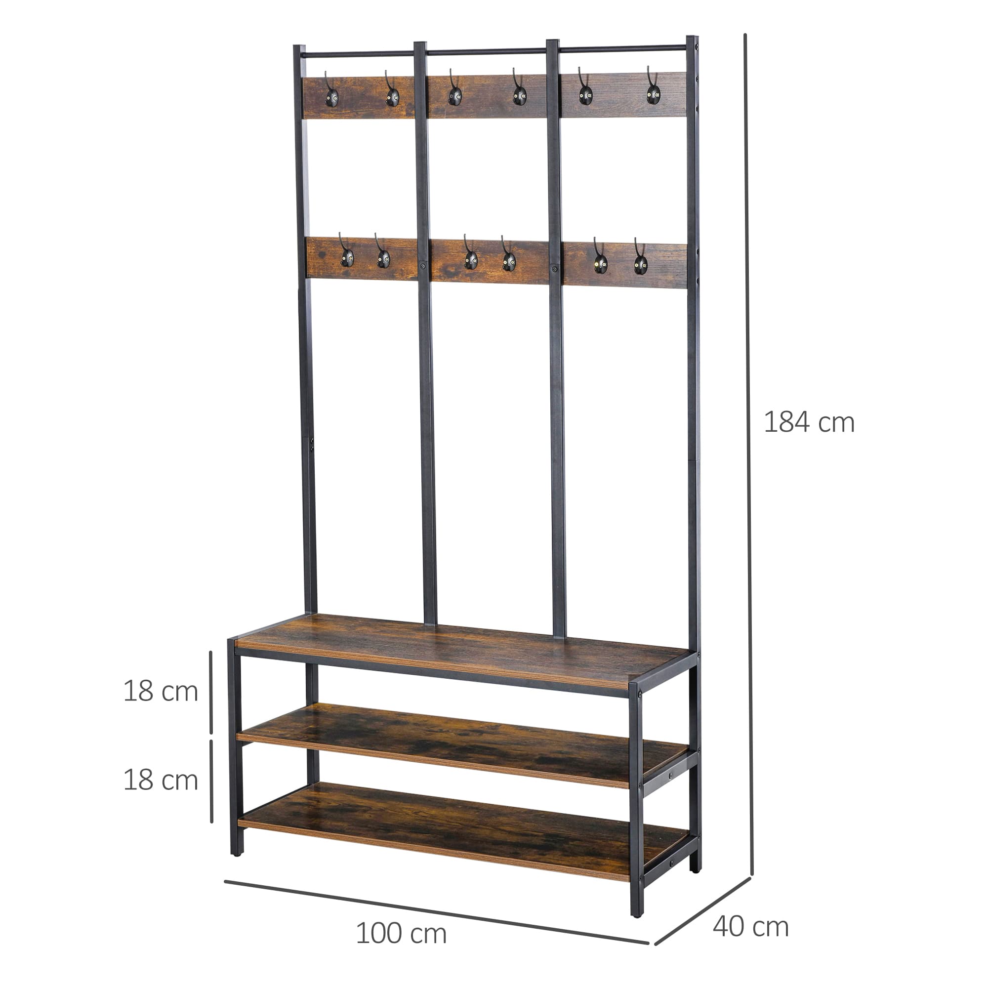 Transform Your Hallway with this Industrial Coat & Shoe Stand - image 2