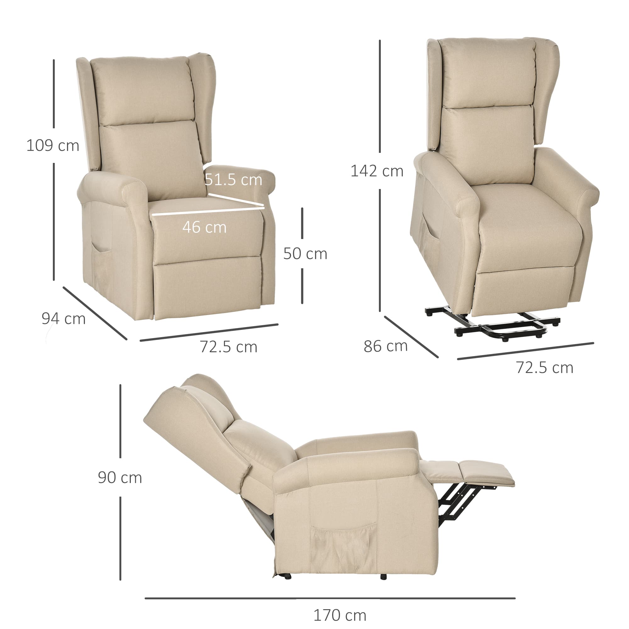 Transform Your Comfort with this Beige Power Lift Recliner - image 1