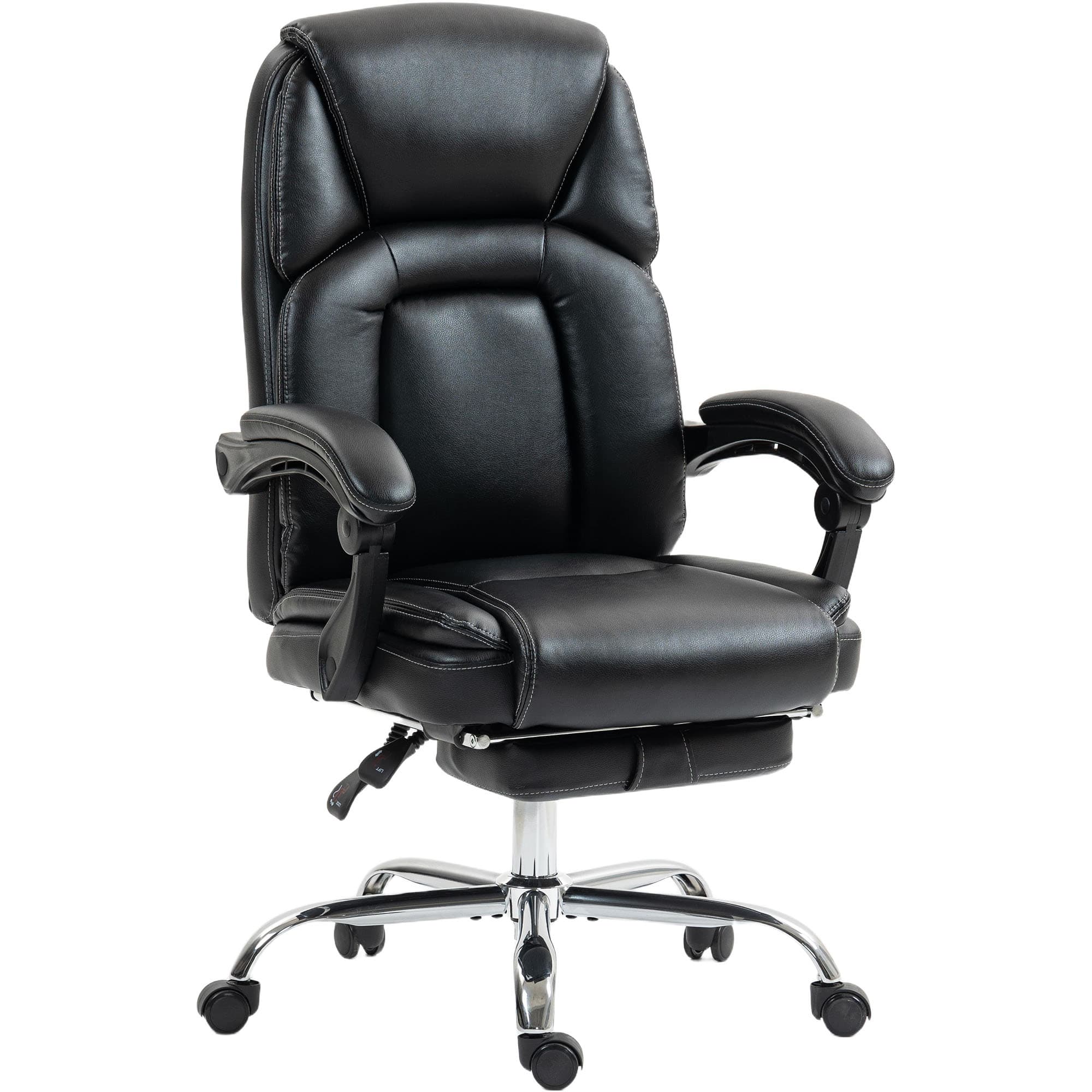 Discover Ultimate Comfort in this Black Reclining Office Chair