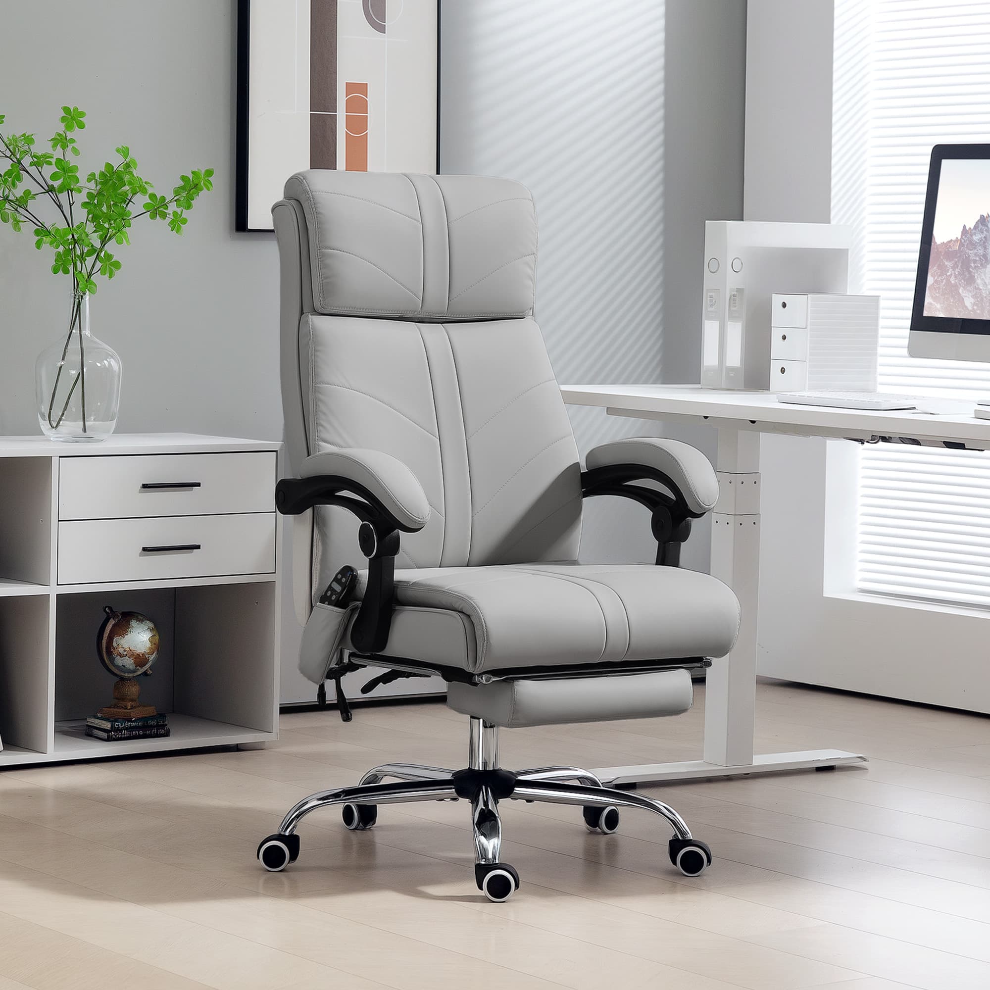 Transform Your Workday with this Heated Massage Office Chair - image 1