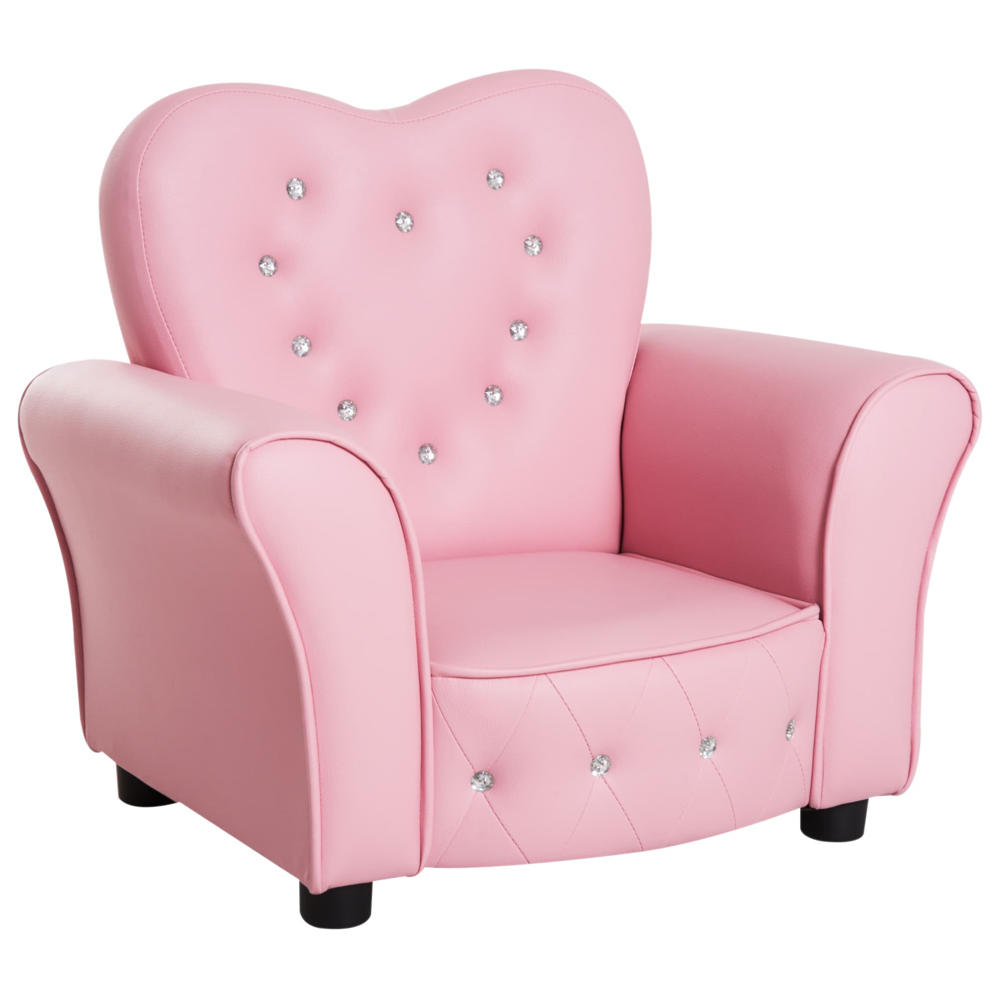 Transform Their Playroom with this Pink Princess Toddler Armchair - Pink