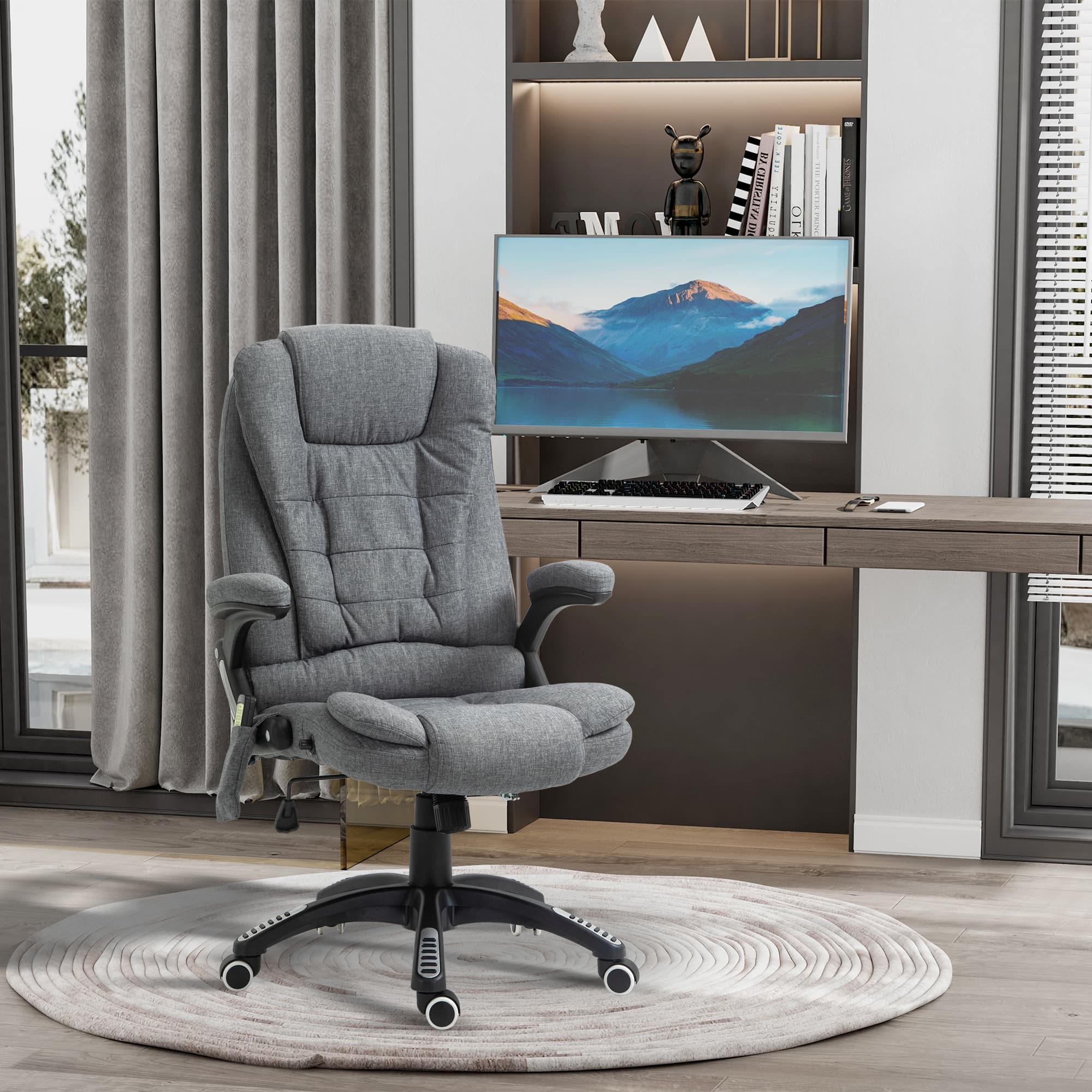 Transform Your Workday with the Vinsetto Heated Massage Chair - image 3