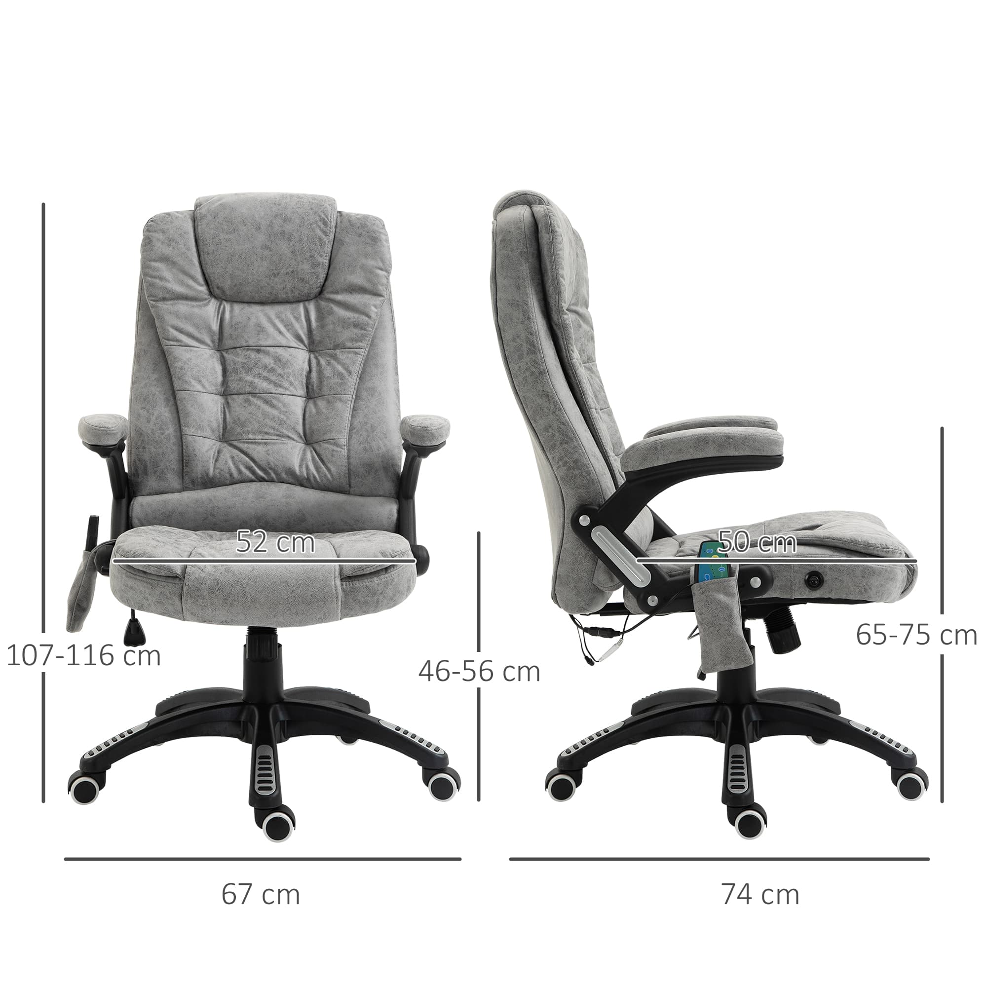 Transform Your Workday with this Heated Massage Office Chair - image 5