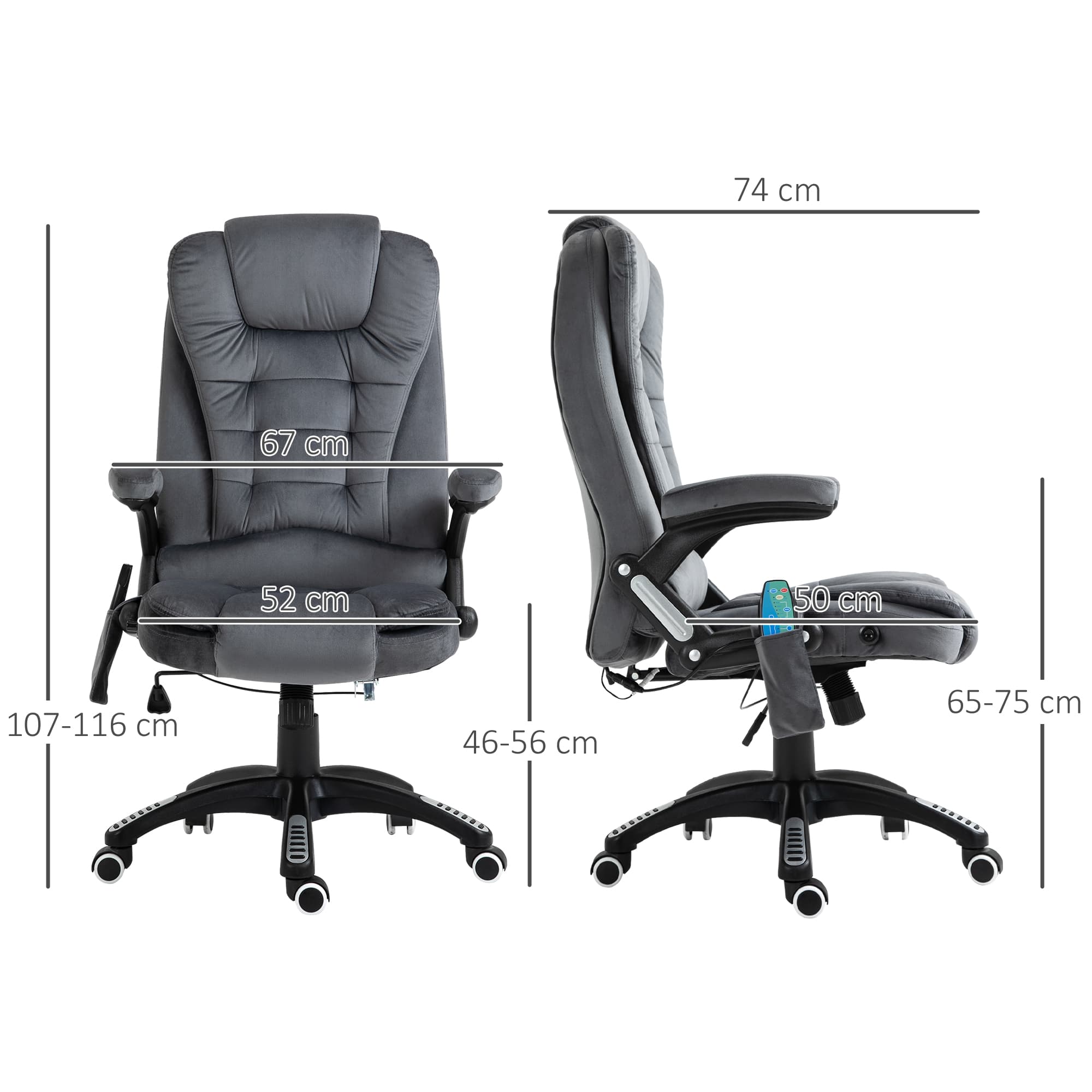 Transform Your Workday with this Heated Massage Office Chair - image 4