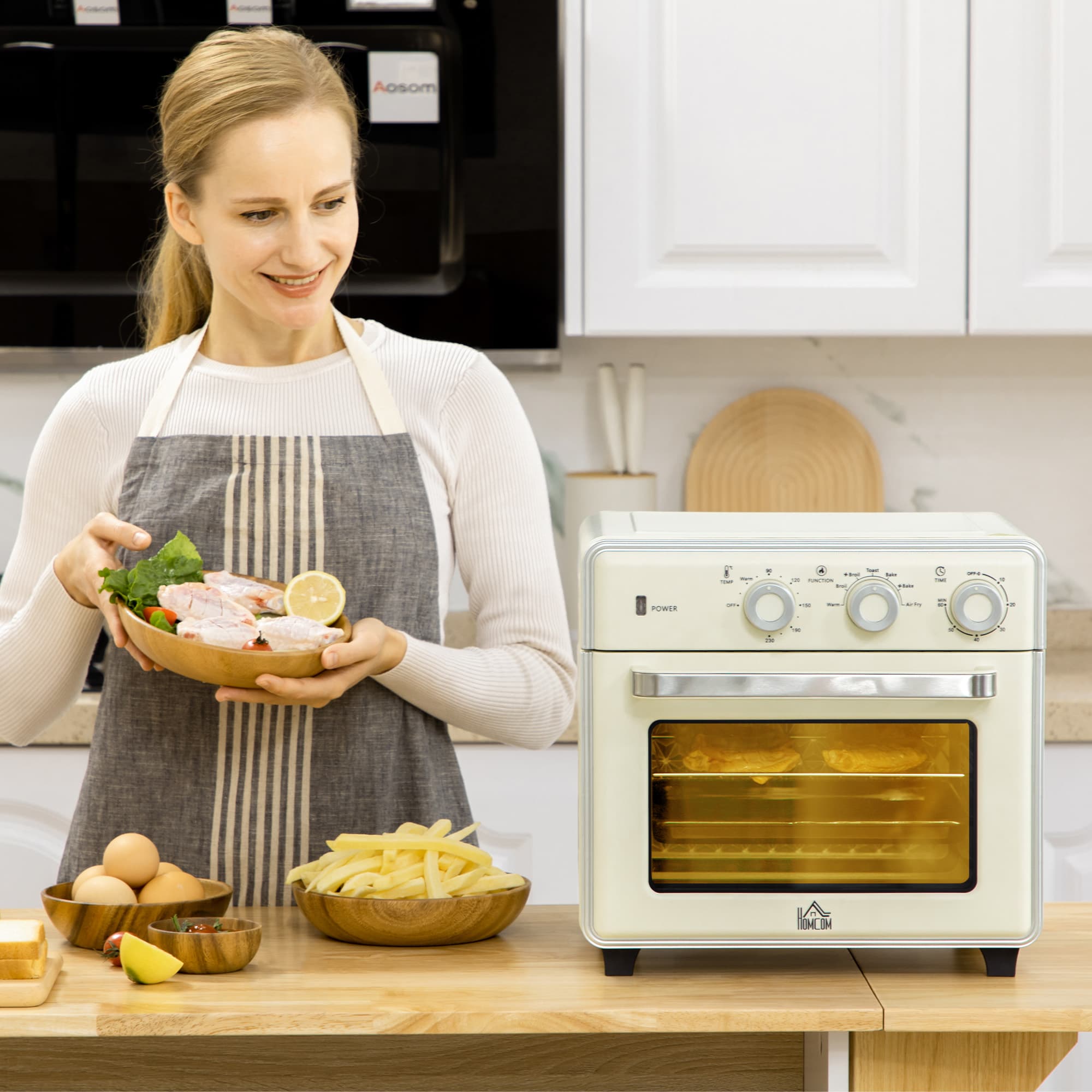 Effortless Everyday Cooking: 20L Cream 7-in-1 Mini Oven - image 4