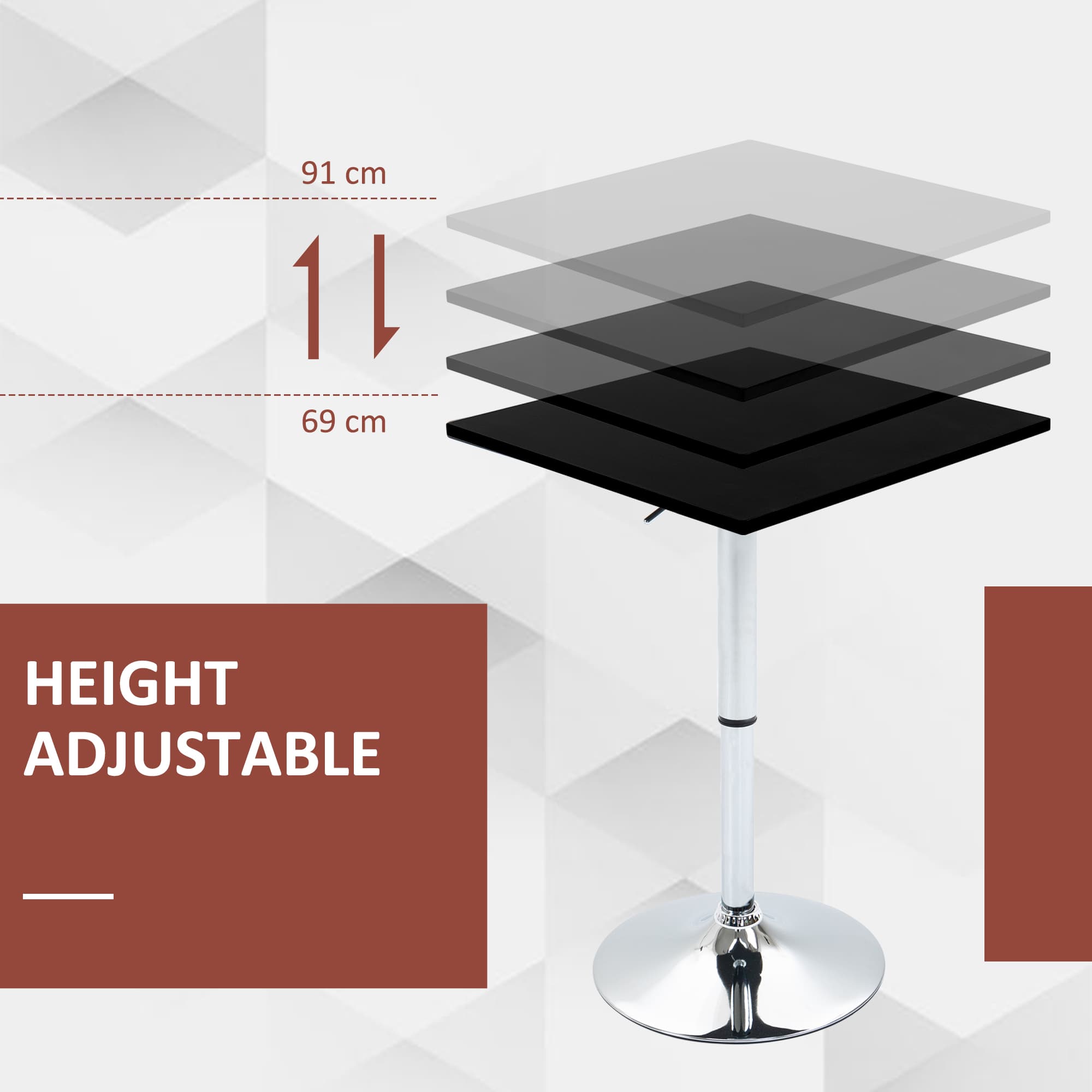 Transform Your Space with this Adjustable Swivel Bar Table - image 1