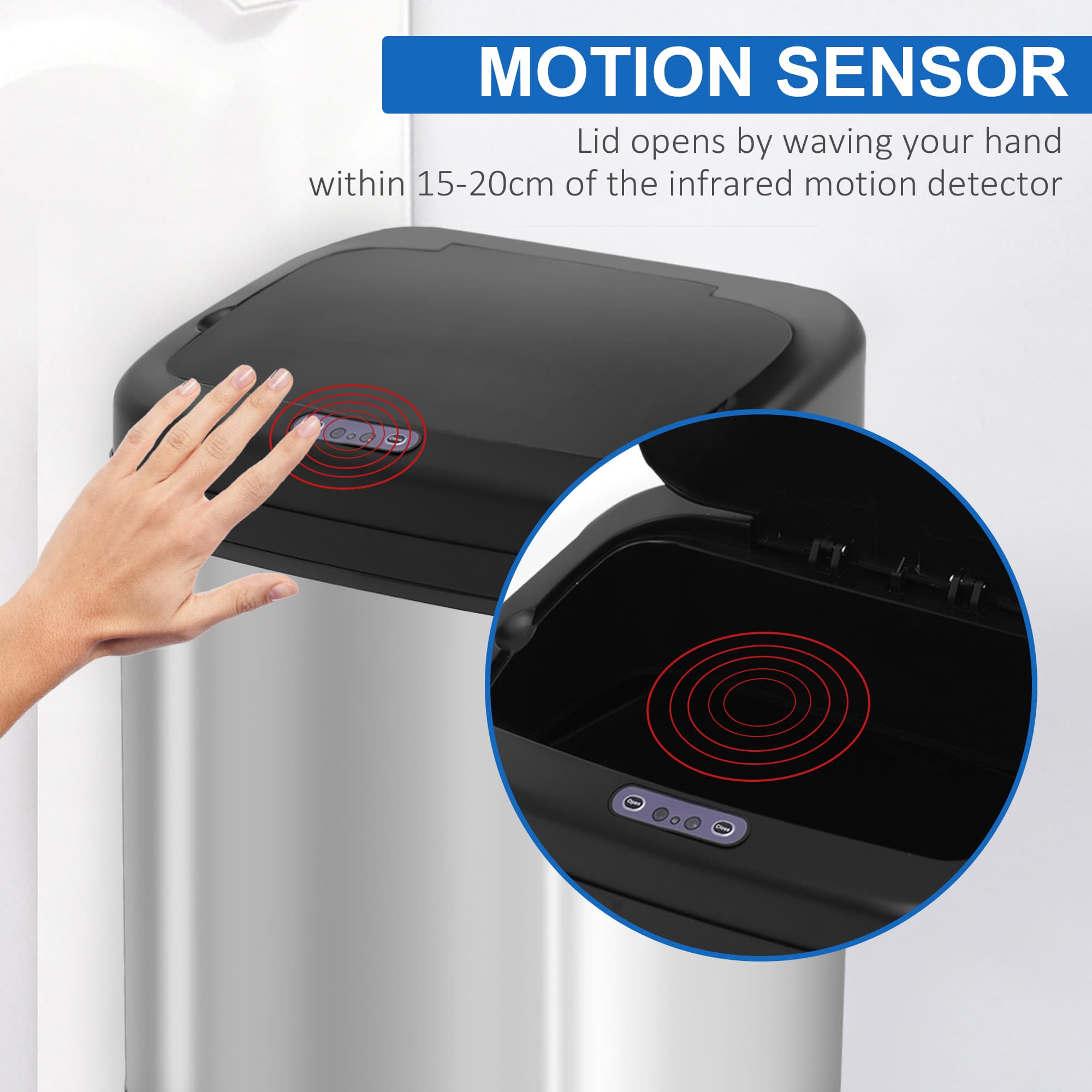 20L Automatic Sensor Bin for Cleaner Everyday Use - image 6