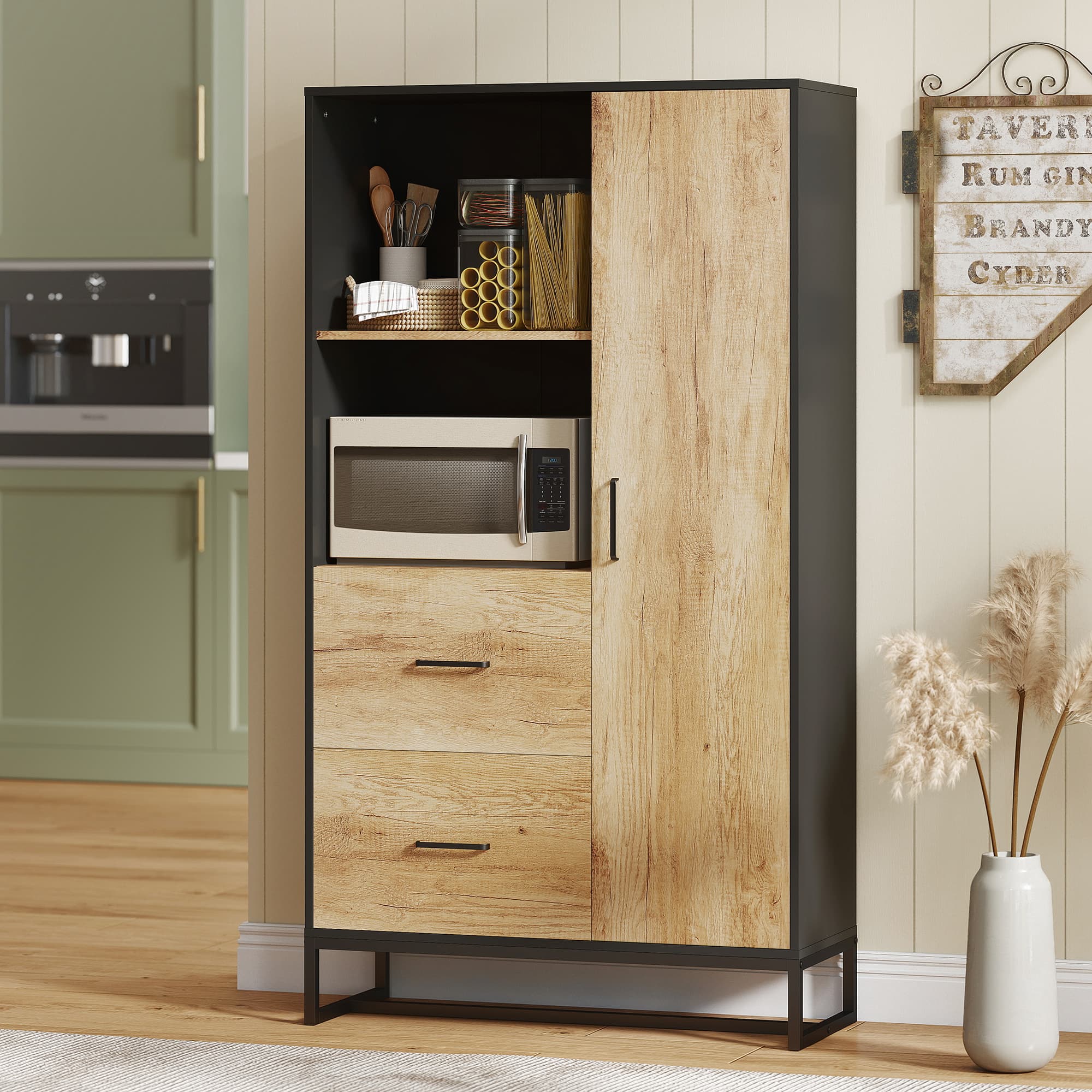 Transform Your Space with this Tall Industrial Kitchen Pantry - image 4