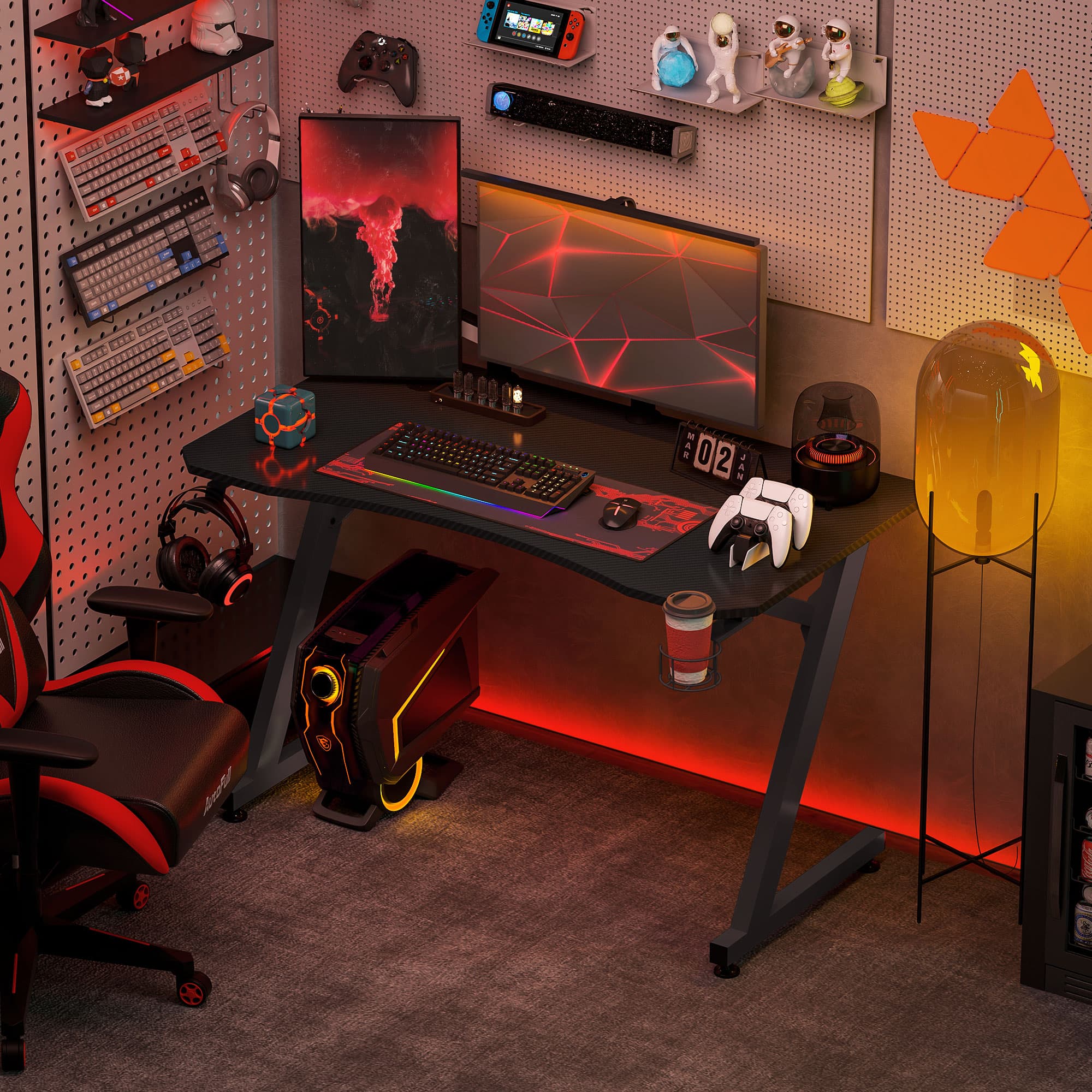 Transform Your Setup with the Reghhid 120cm Black Gaming Desk - image 5