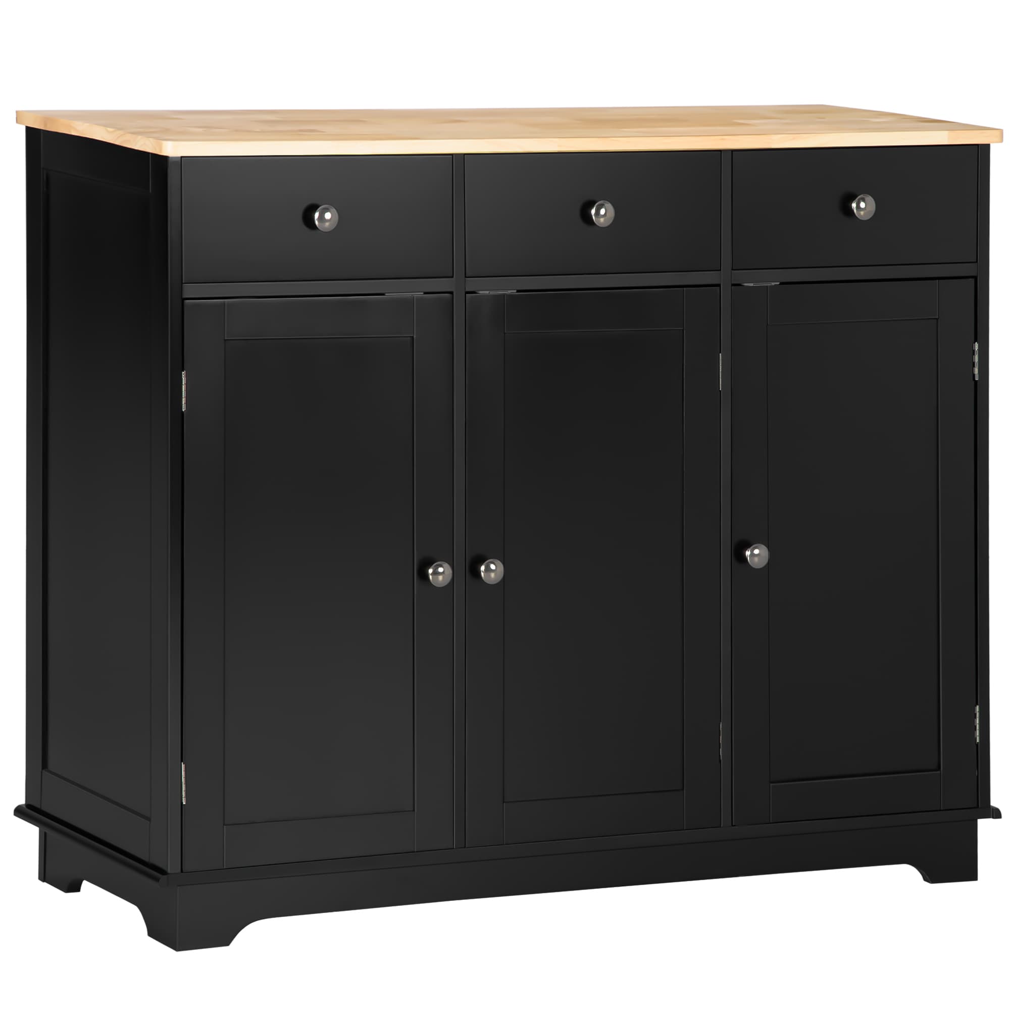 Transform Your Space with this Premium Black Sideboard - Black