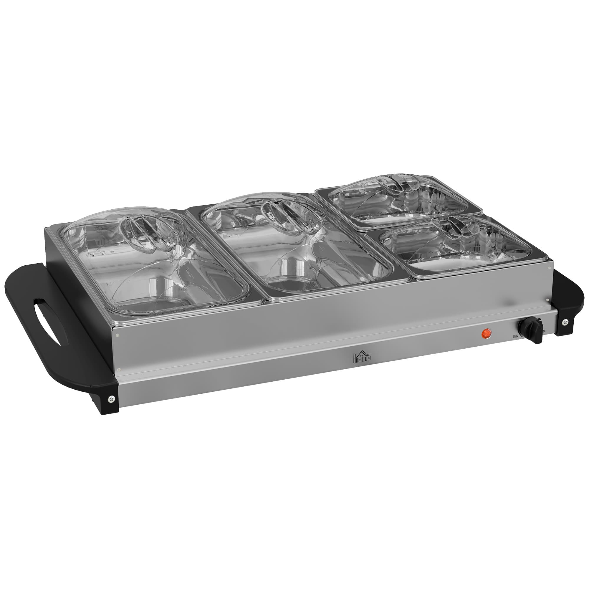 Electric Buffet Server with Four Trays and Adjustable Temperature Control - image 8