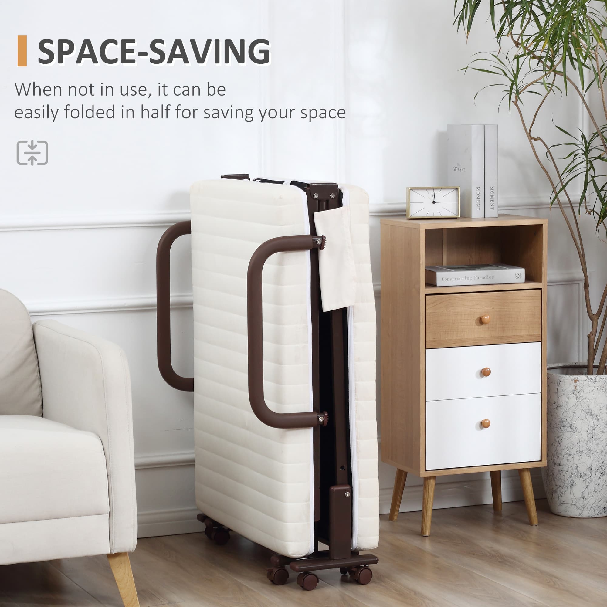 Effortless Single Folding Guest Bed for Restful Sleep - image 2