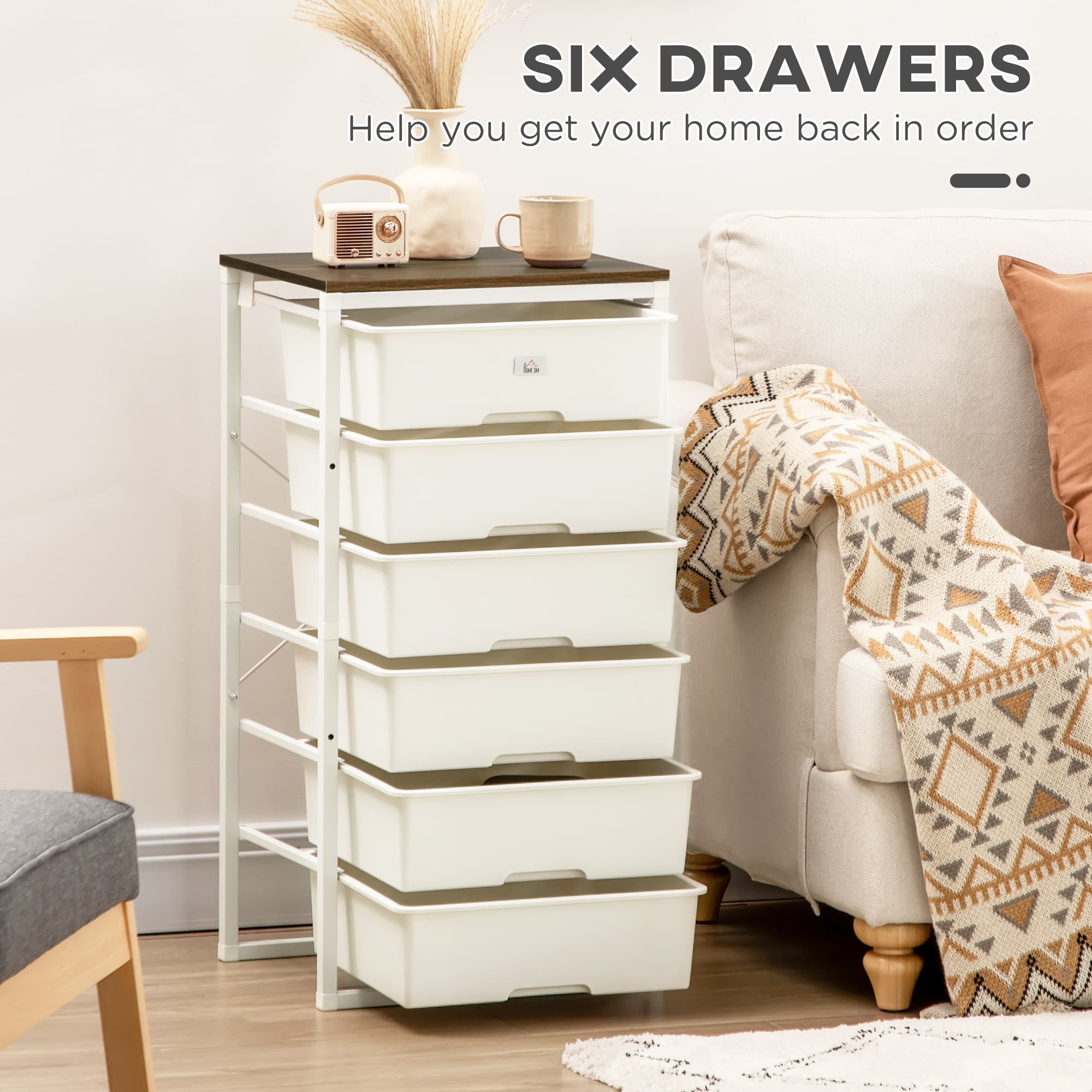 Six-Drawer Storage Unit for Bedroom or Spare Room - image 6