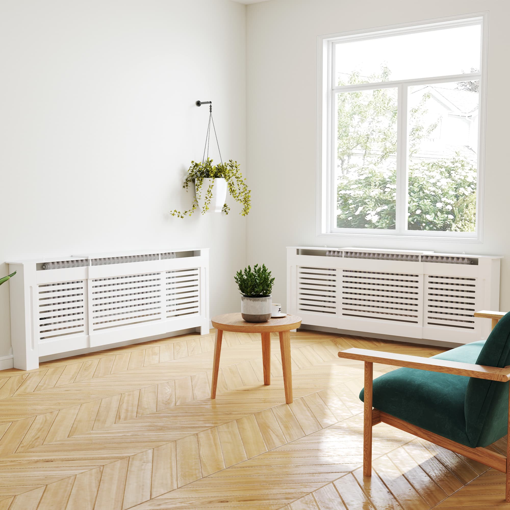 Transform Your Space with Extendable White Radiator Covers - image 3