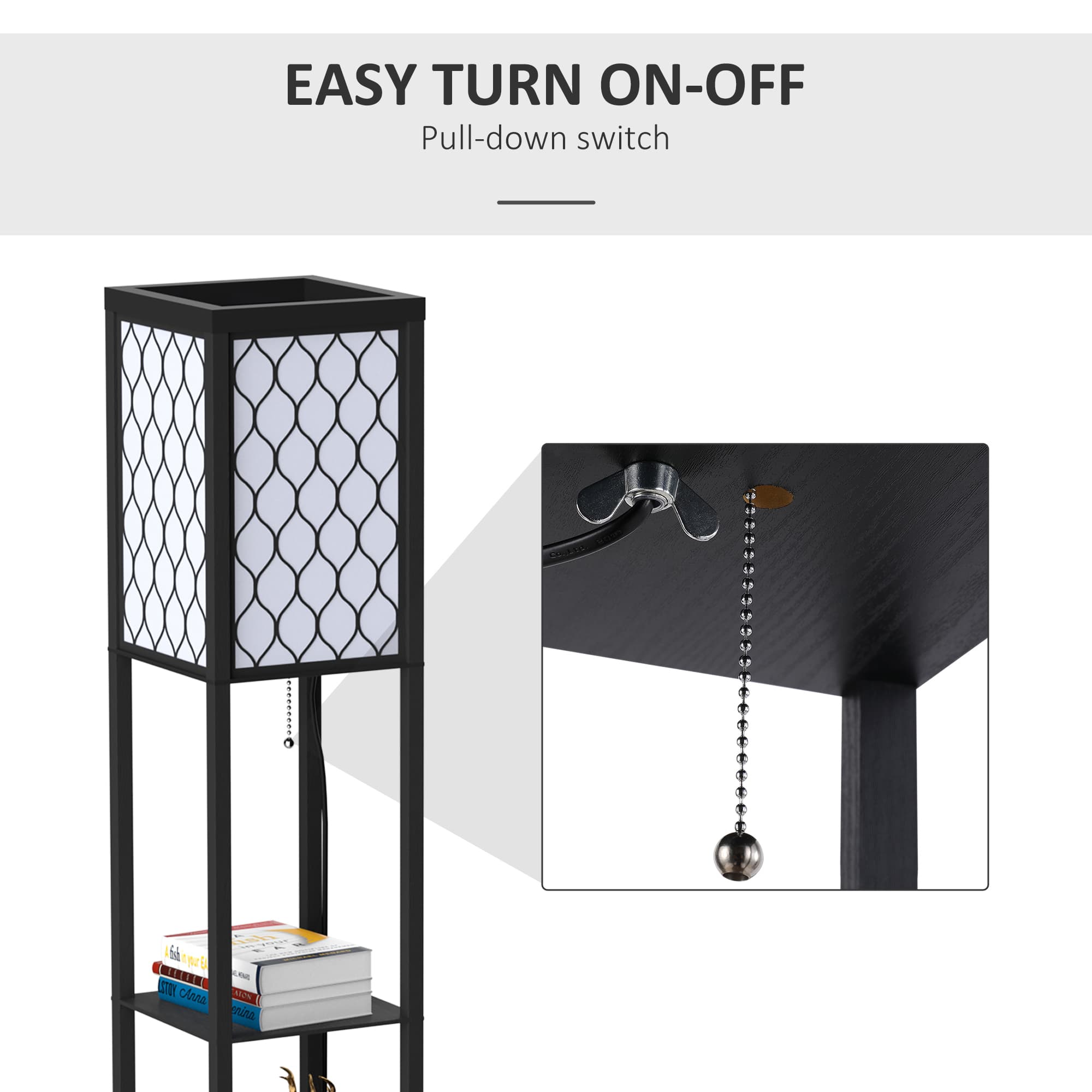 Transform Your Space With This 4-Tier Shelf Floor Lamp - image 2