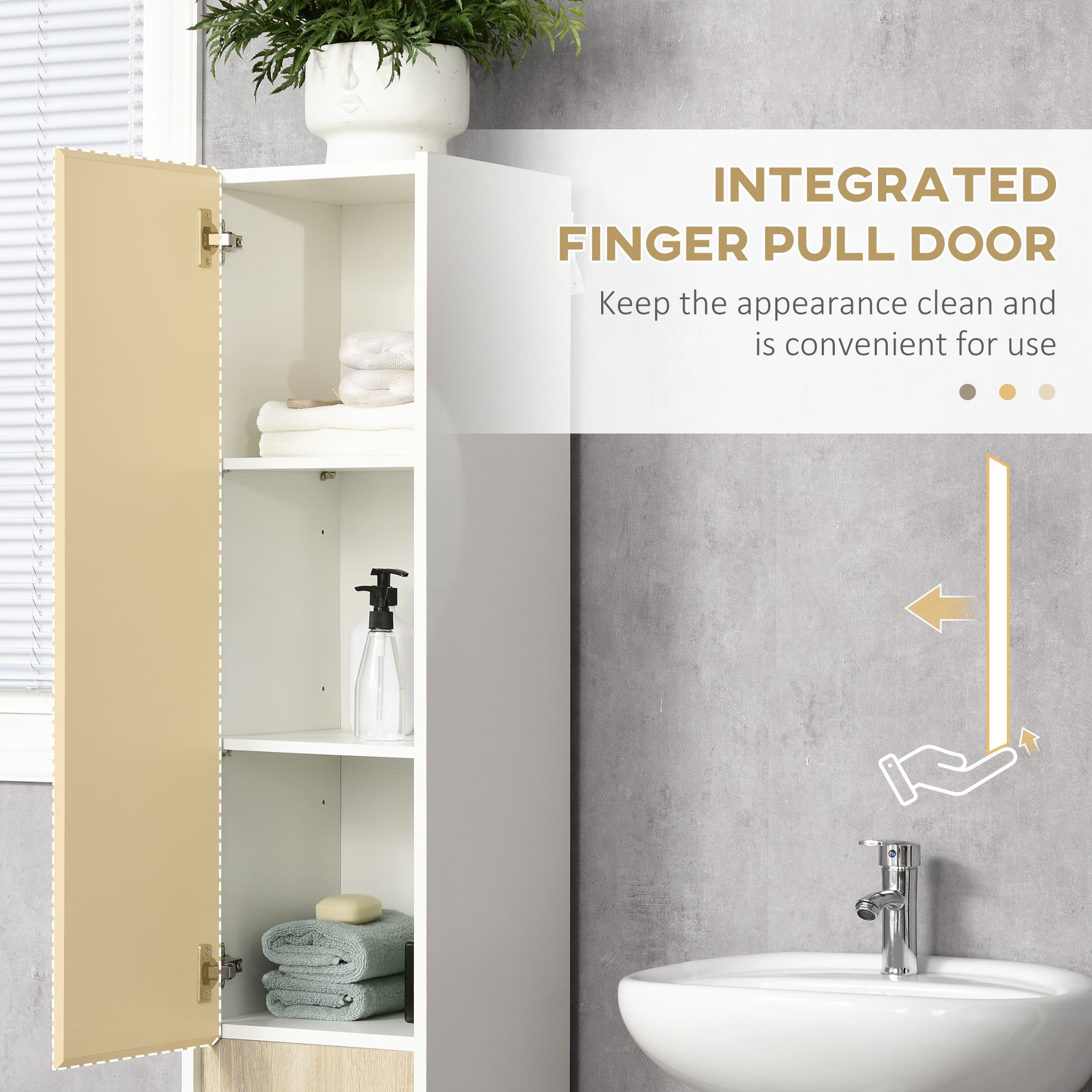 Transform Your Space With This White 5-Tier Bathroom Tallboy - image 3