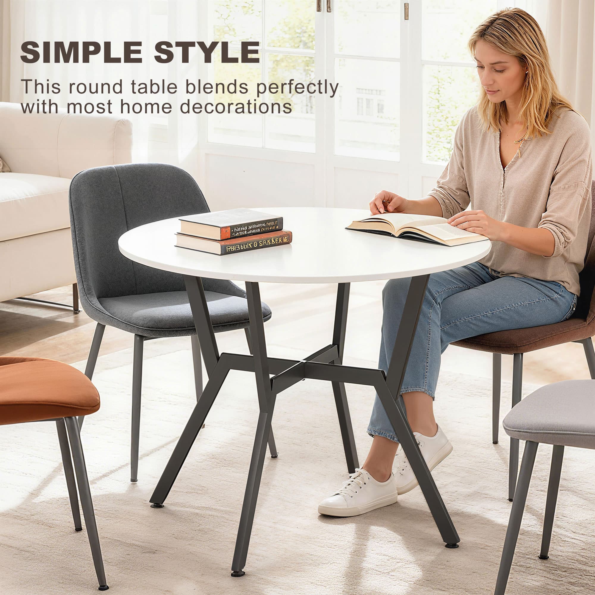 Transform Your Space With This High Gloss Round Dining Table - image 2