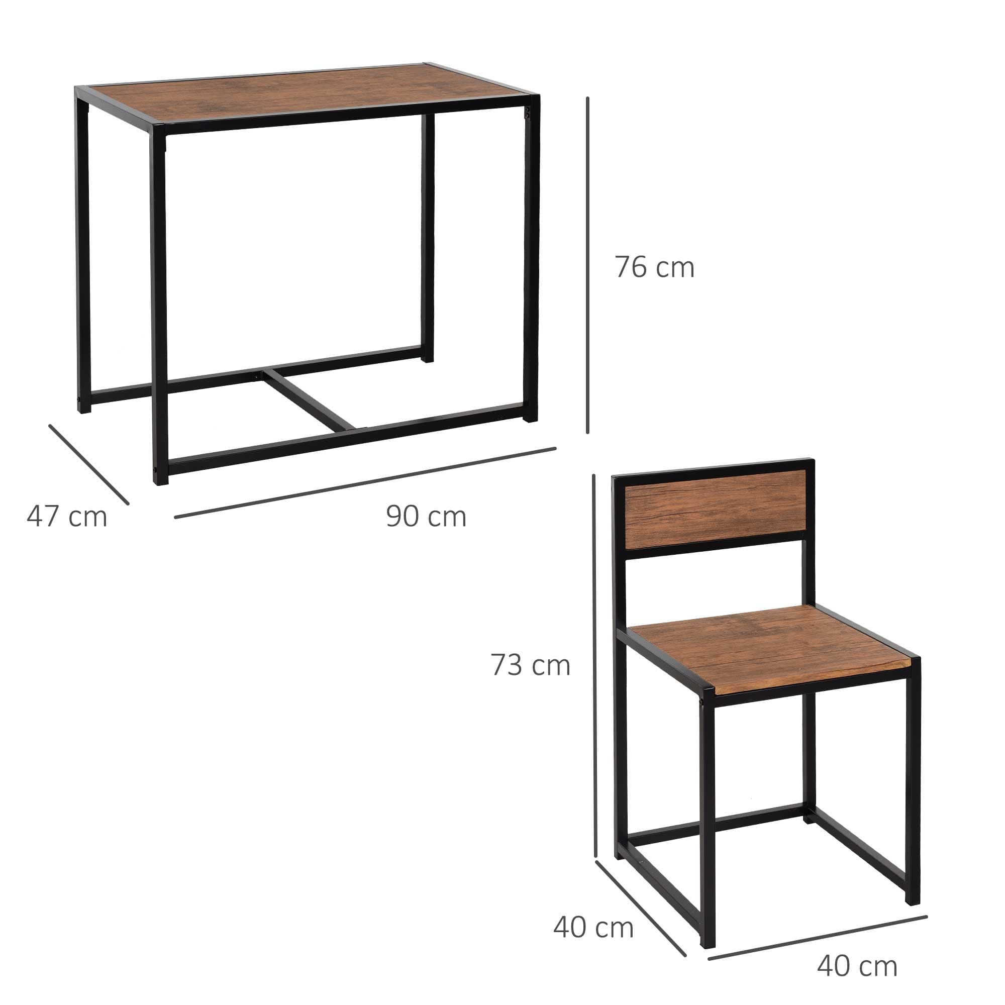 Transform Your Compact Kitchen with this 3-Piece Dining Set - image 5
