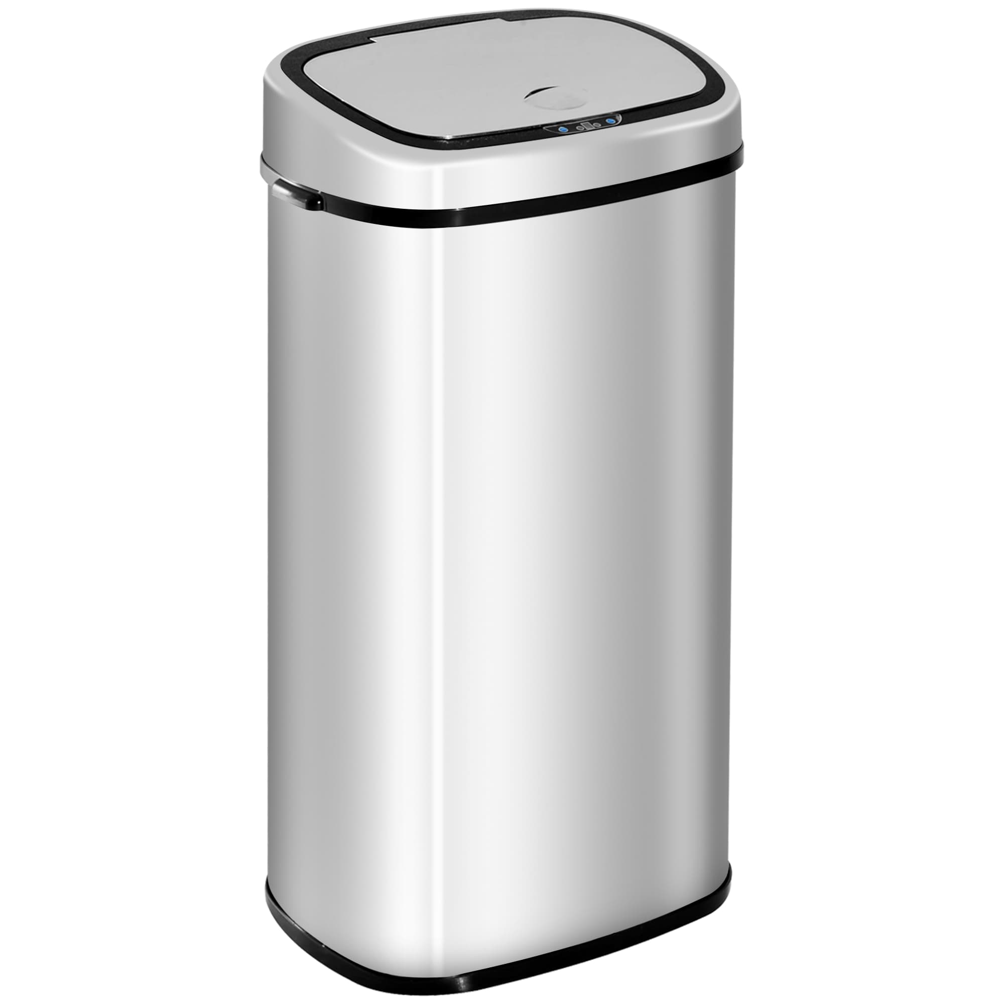 Effortless 68L Touchless Stainless Steel Kitchen Bin - Silver