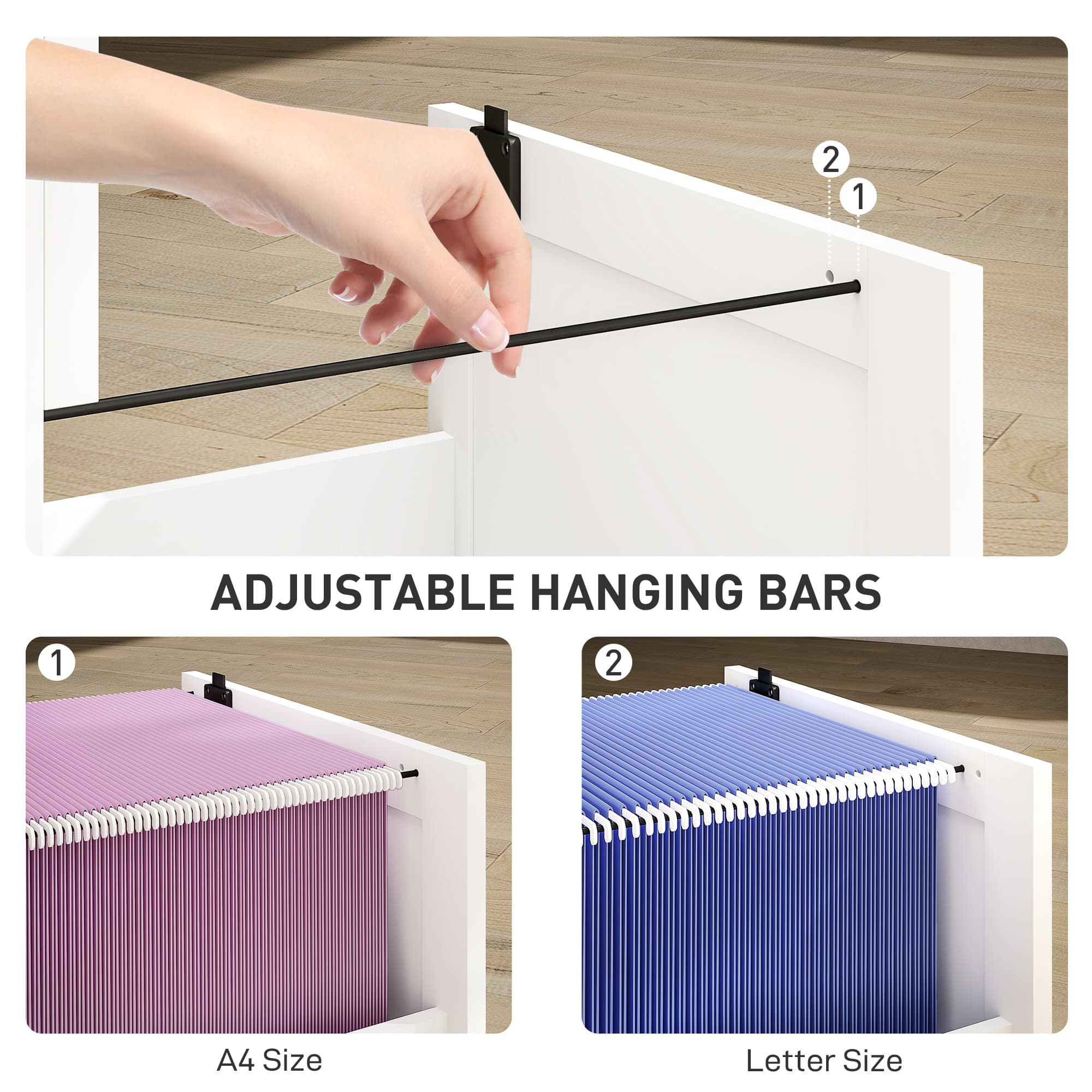 Transform Your Workspace with this Secure 3-Drawer Filing Cabinet - image 3