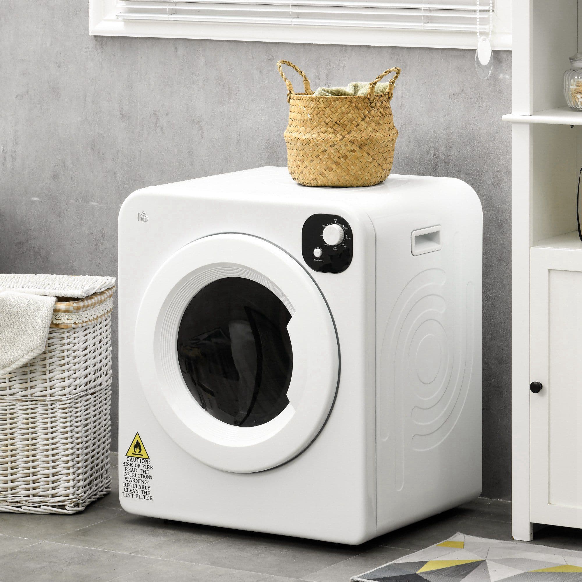 Compact 6kg White Tumble Dryer for Flexible Setup - image 9