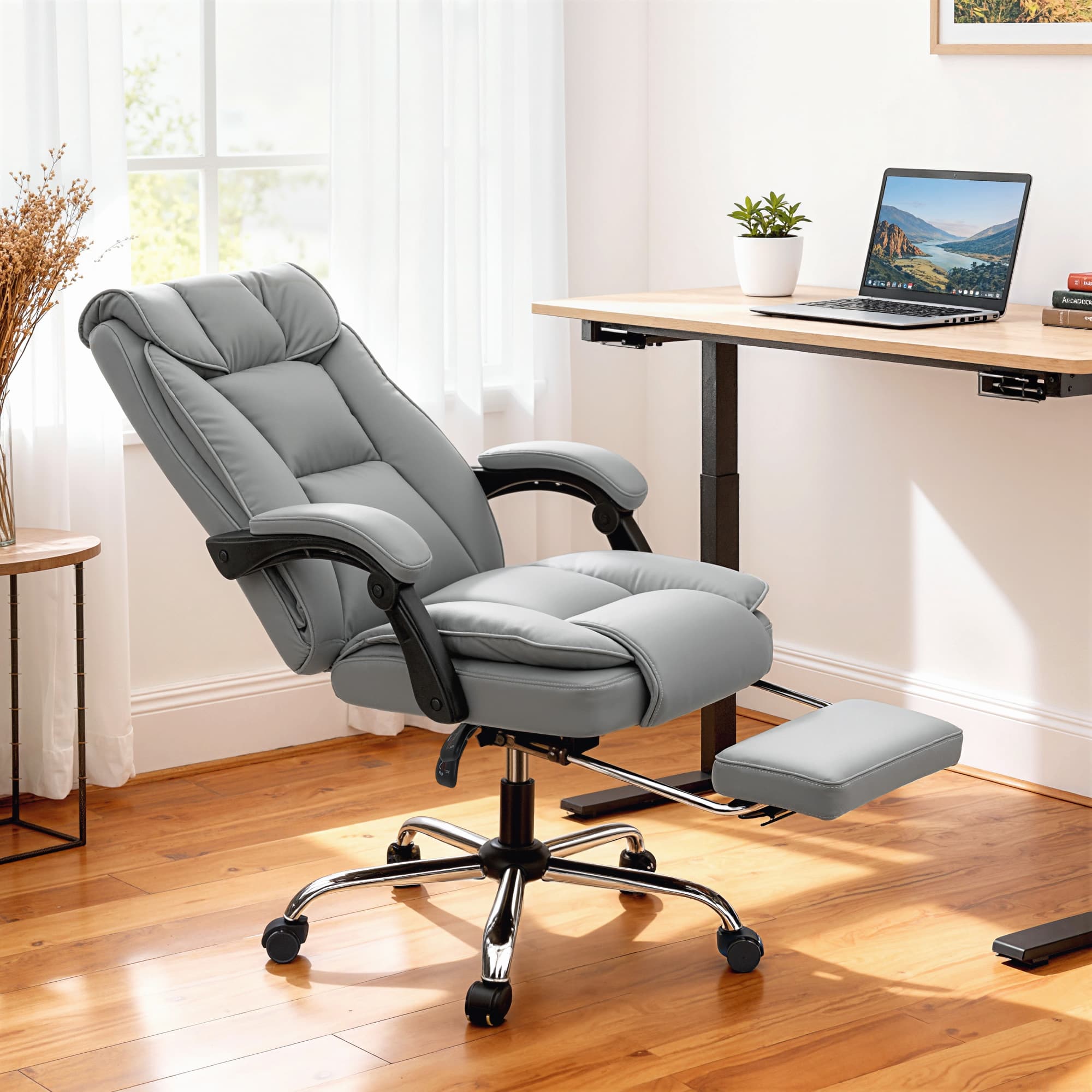 Discover Ultimate Comfort with this Reclining Office Chair - image 4