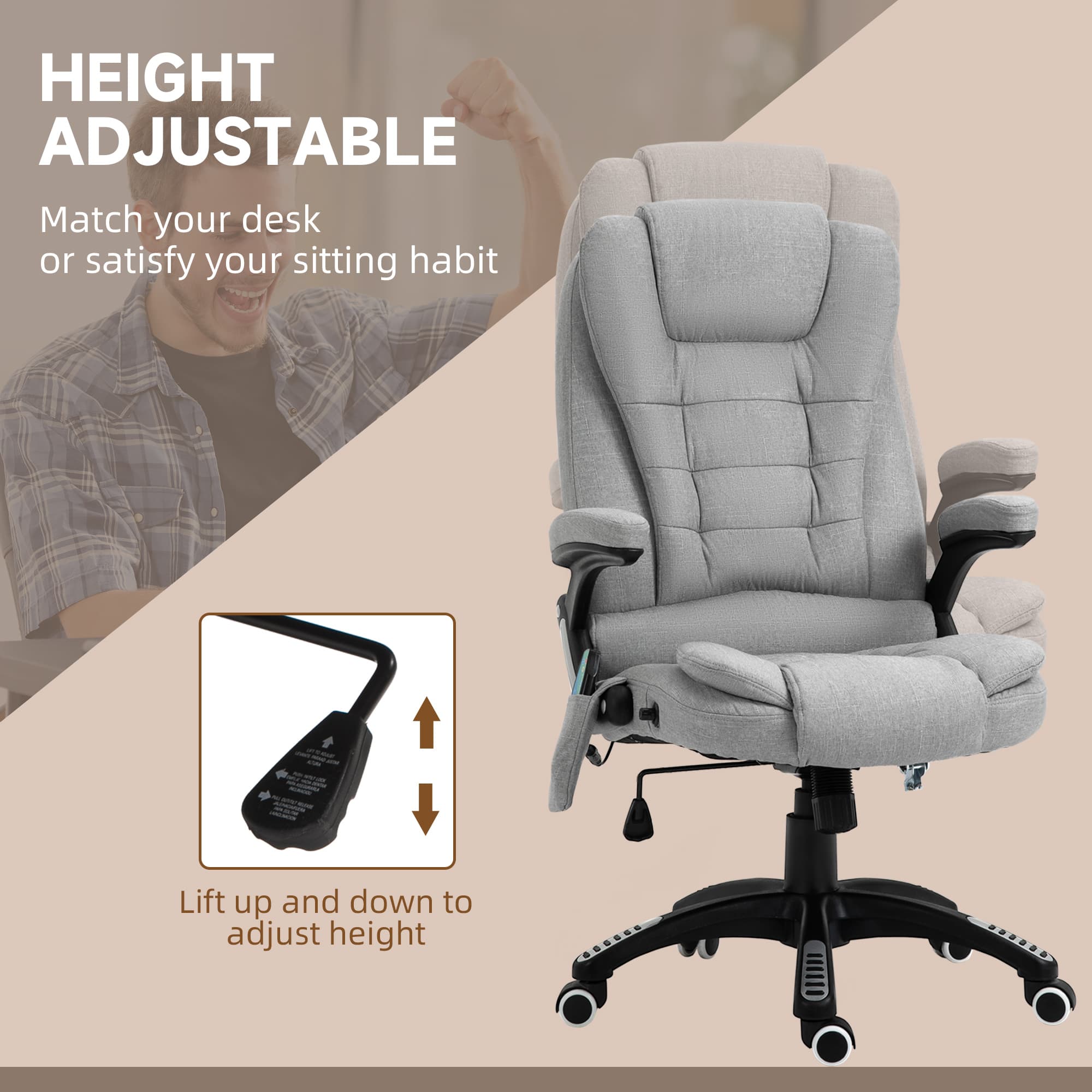Transform Your Workday With This Heated Massage Office Chair - image 2