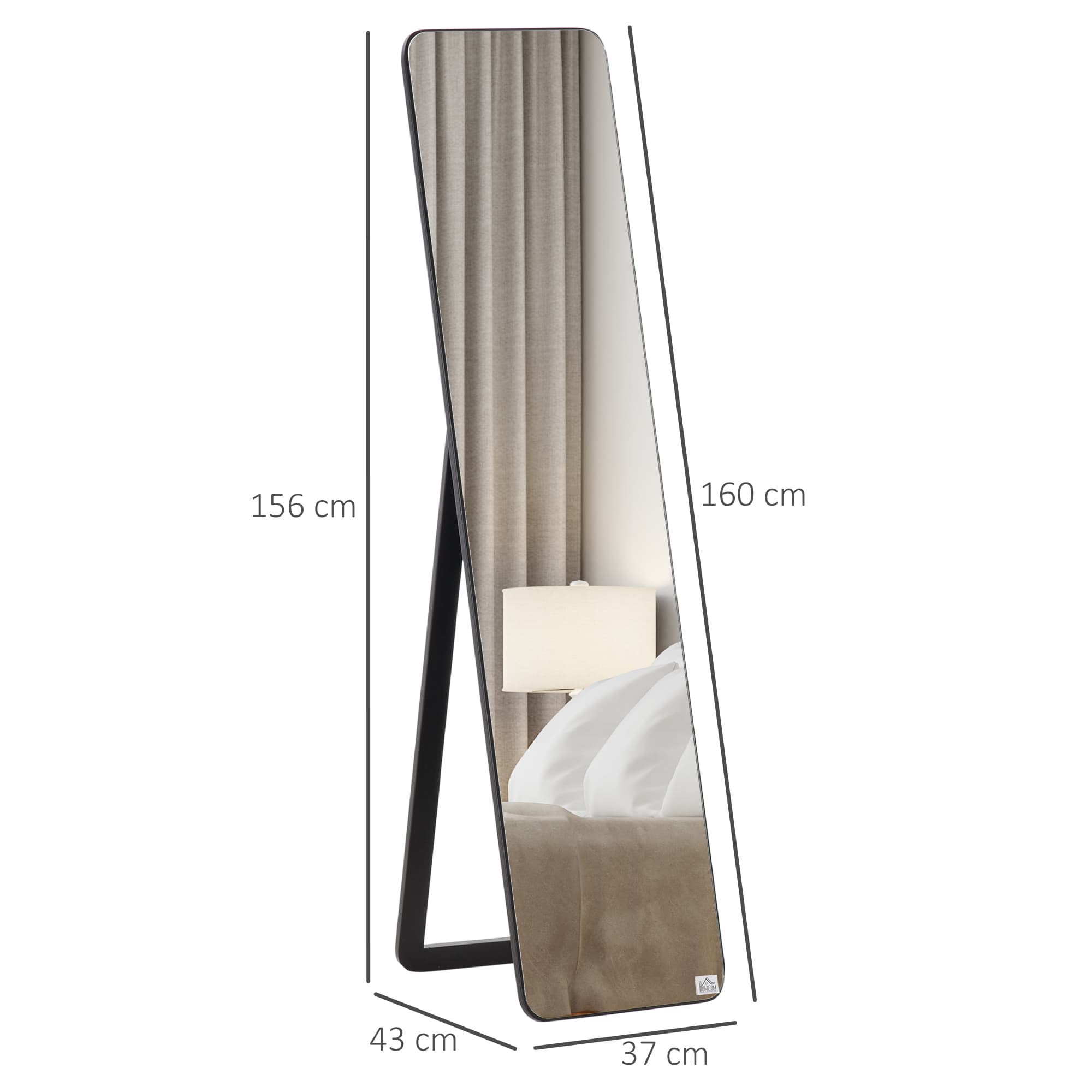 Transform Your Space with this Black Full Length Mirror - image 5