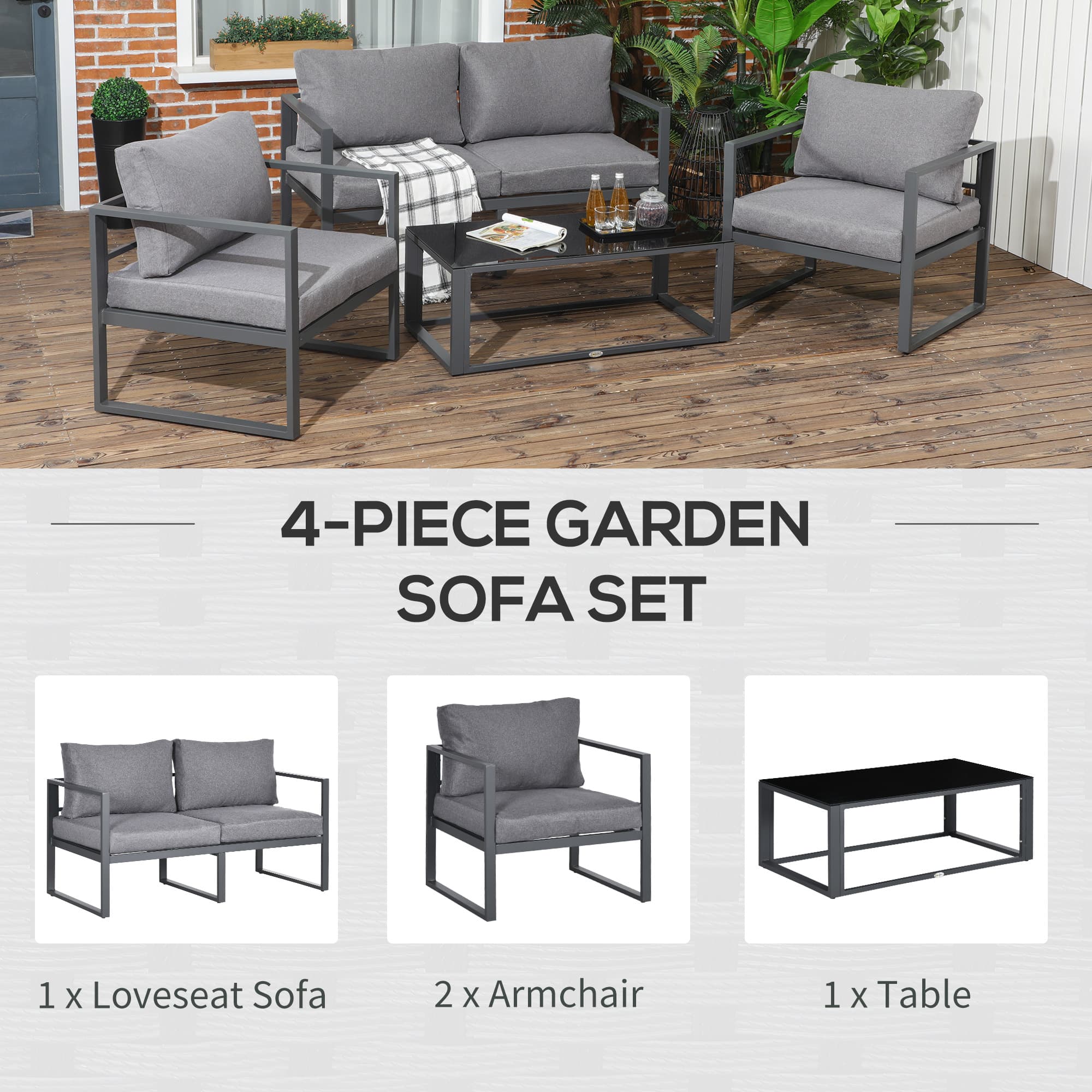 Transform Your Patio with this Premium 4-Piece Garden Set - image 3