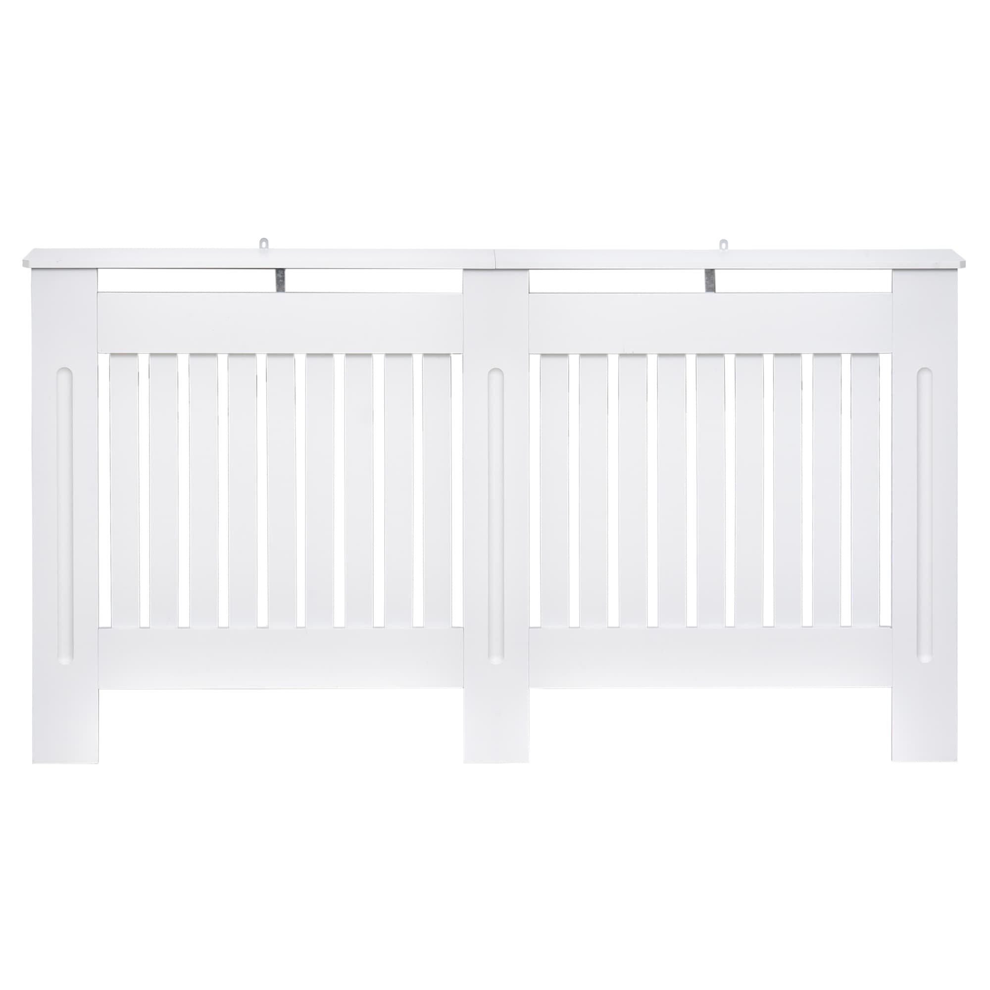 White Slatted Radiator Cover for Large Radiators - image 9