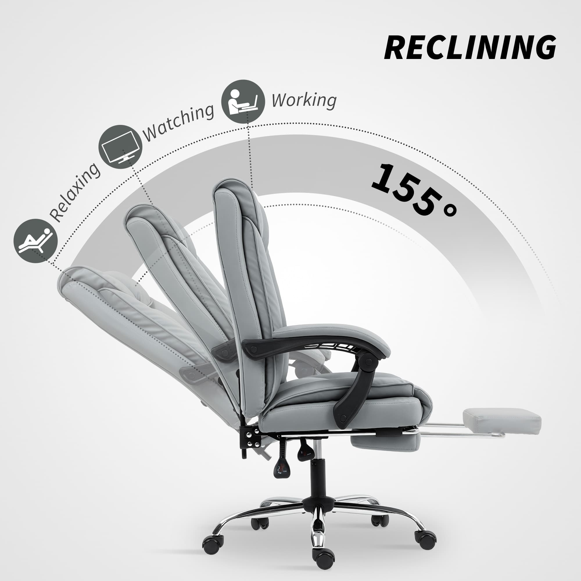 Discover Ultimate Comfort with this Reclining Office Chair - image 3
