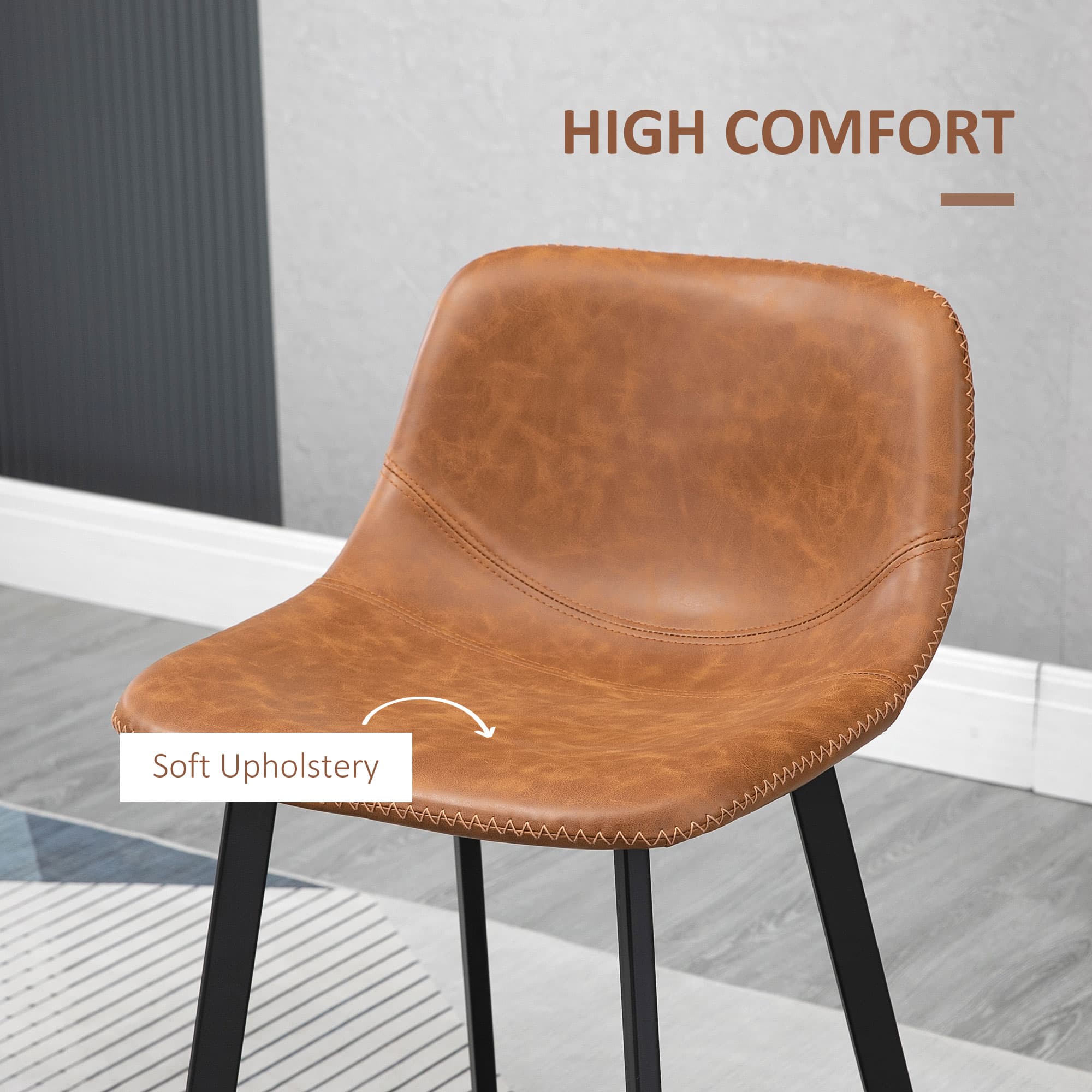 Transform Your Kitchen with Premium Faux Leather Stools - image 2