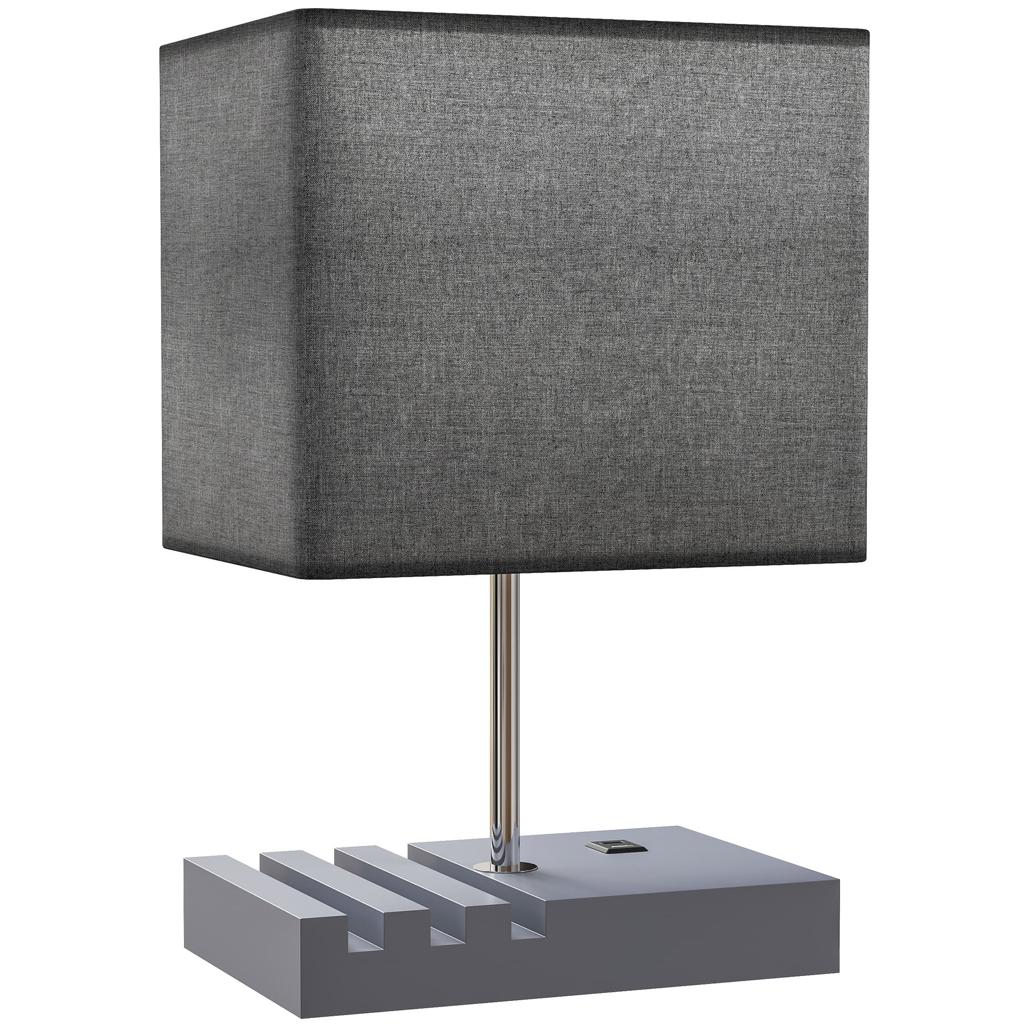 Bedside lamp with USB-A and USB-C charging built into the base - image 6