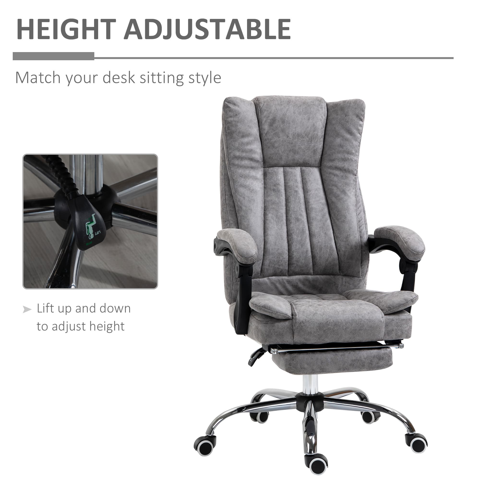 Transform Your Workday with the Vinsetto Reclining Desk Chair - image 5