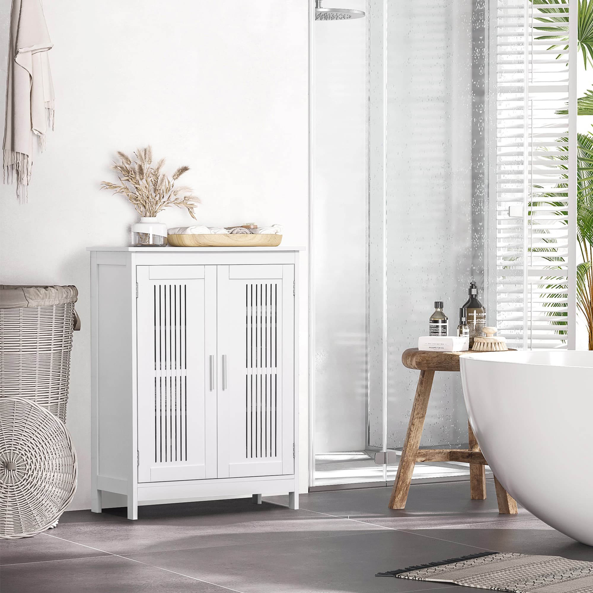 Transform Your Space with the Kleankin White Bathroom Cabinet - image 2