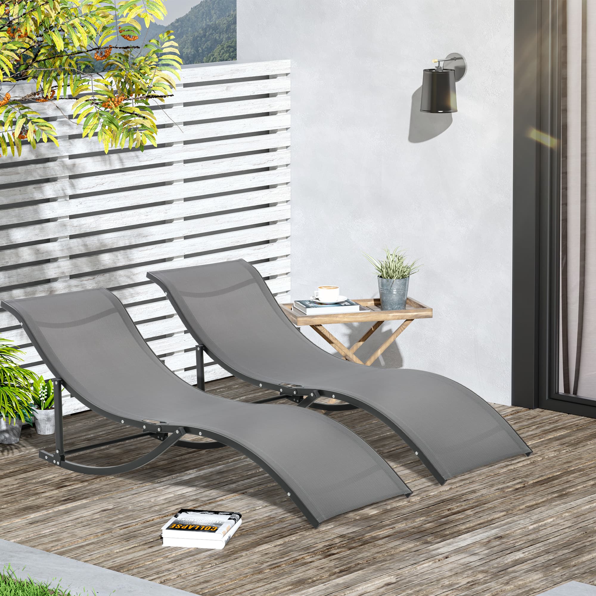 Transform Your Garden with these Ergonomic S-Shaped Loungers - image 1